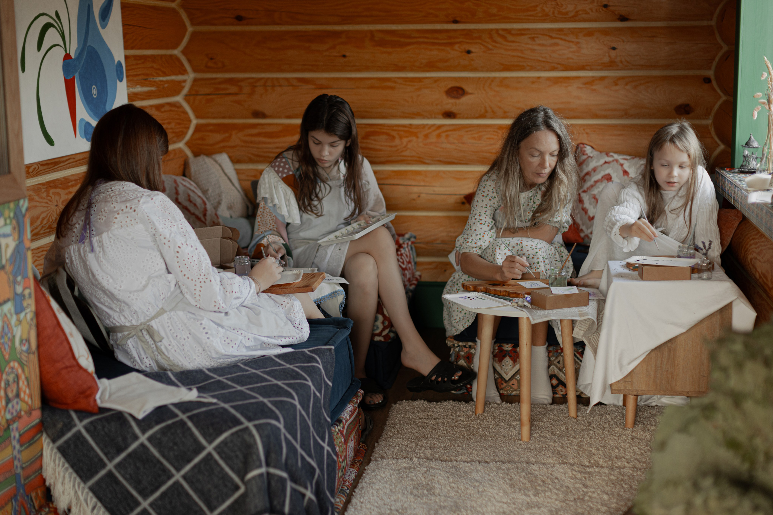 Акварель + Саше в бане. Анастасия Ракчеева Художник