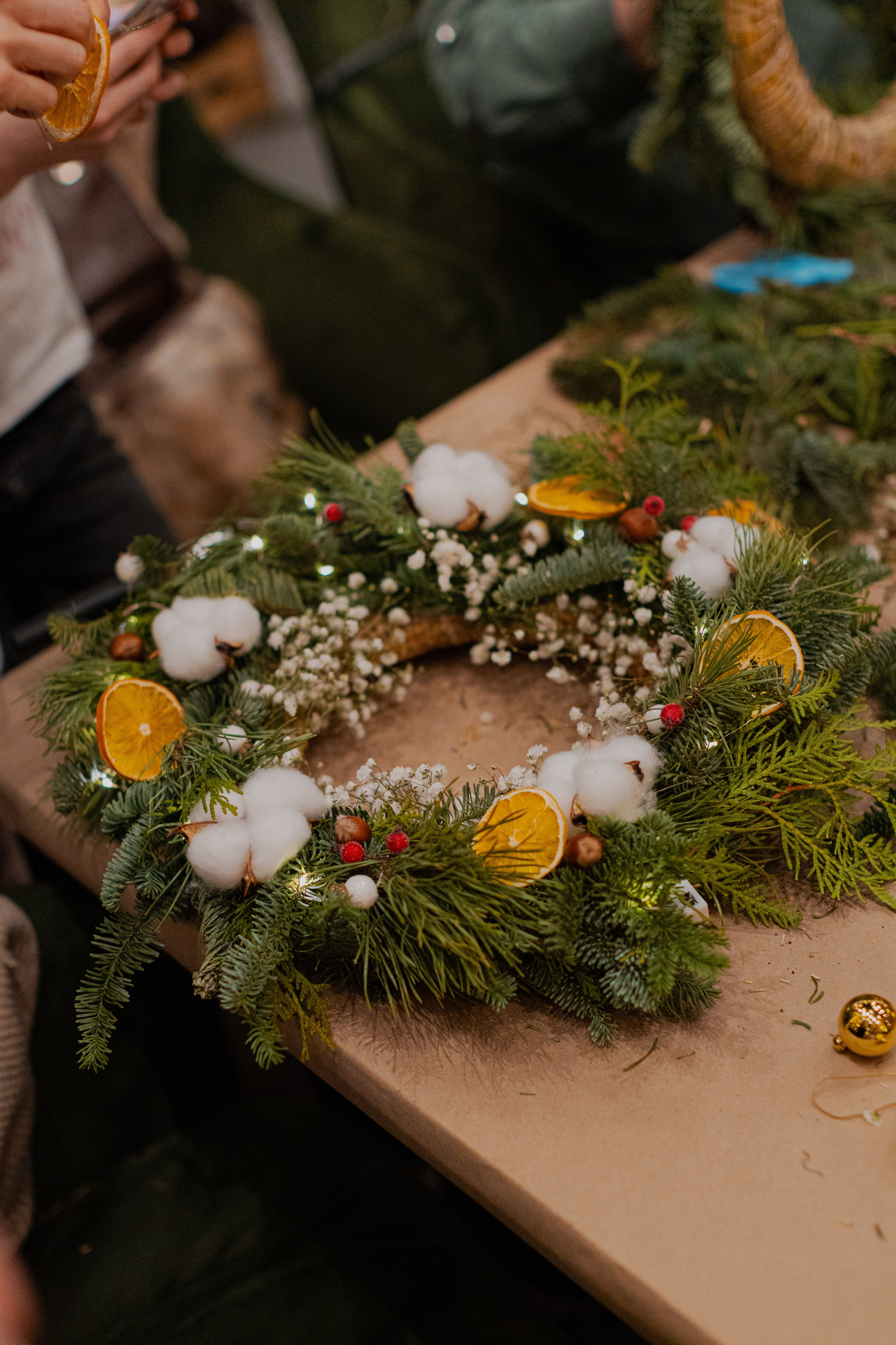 Мк Новогодний Венок. Анастасия Ракчеева Художник