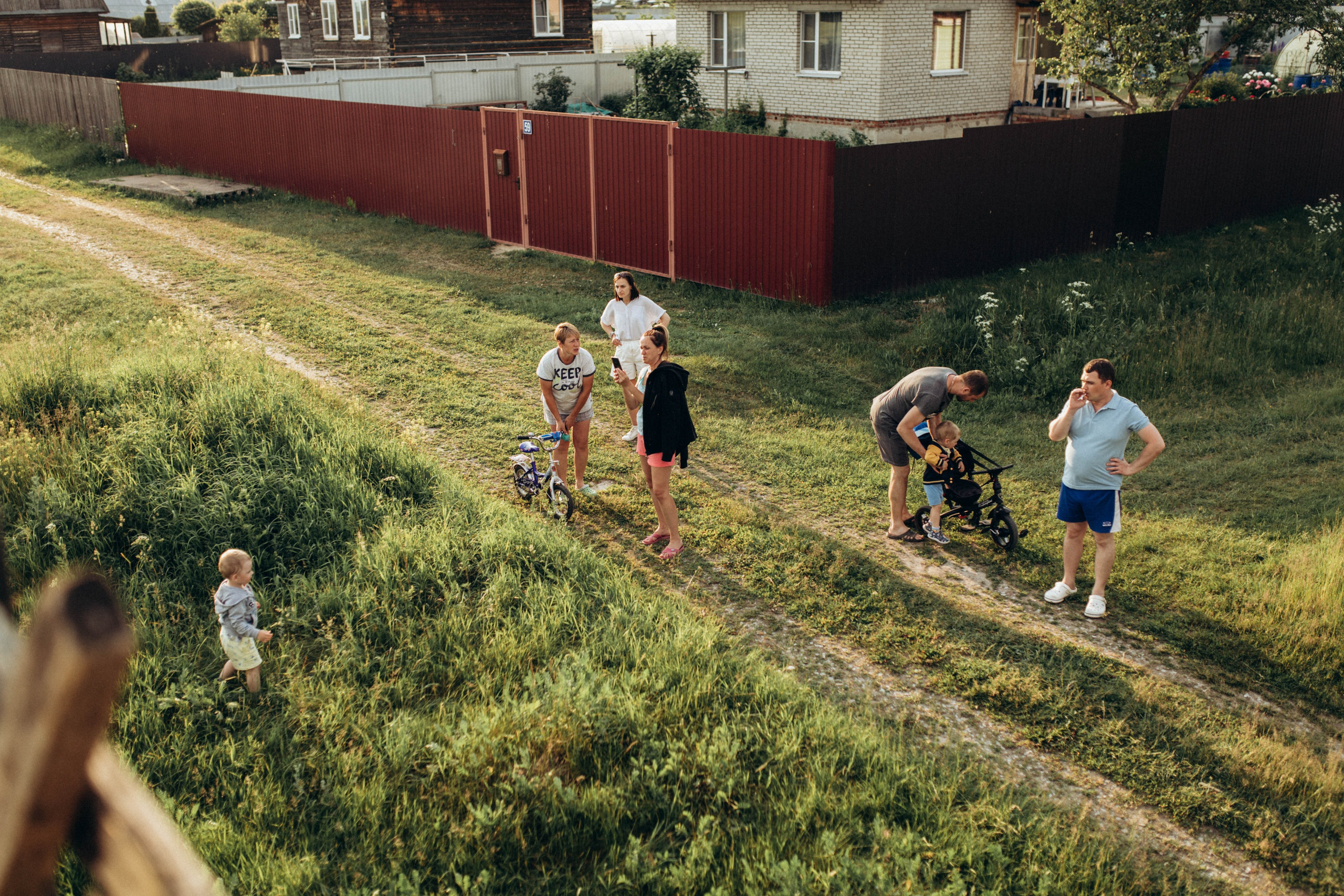 У бабушки в деревне. Фотограф новорожденных Серпухов, Протвино, Москва I Марина Бурмистрова