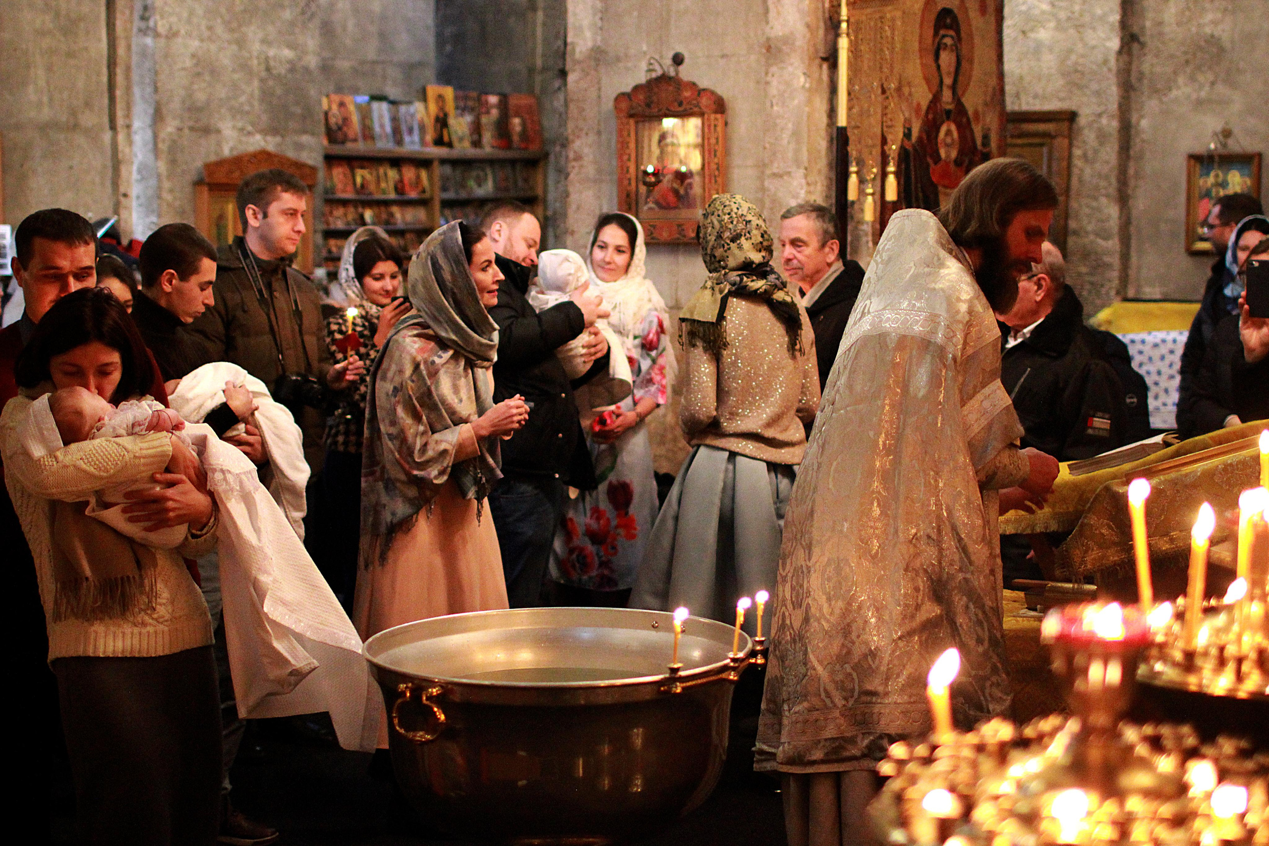 Крещение. Фотограф и видеограф в Москве