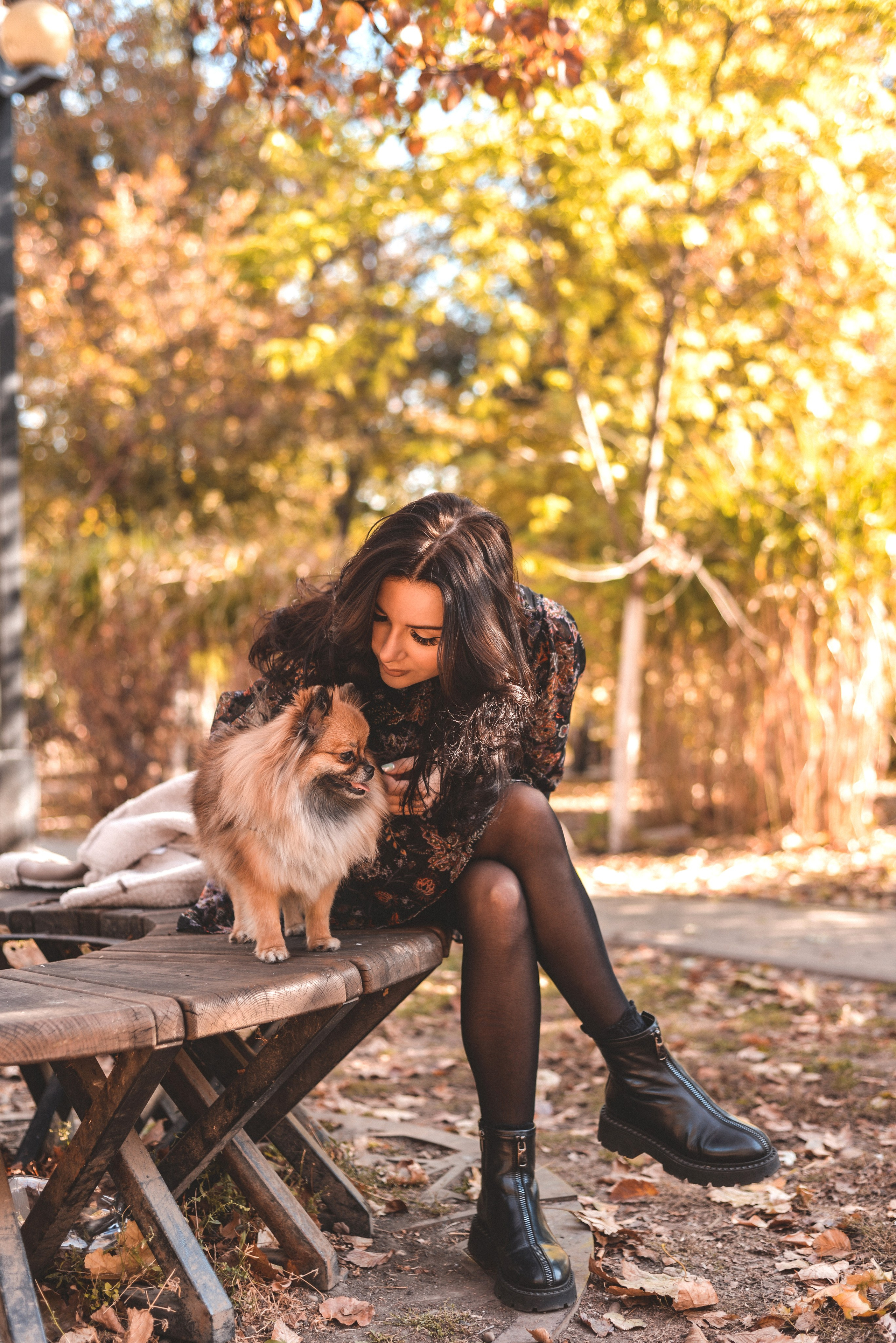 Алина с Кнопкой прогулка. Семейный и свадебный фотограф Галина Абакумова, фотосессии в Белгороде
