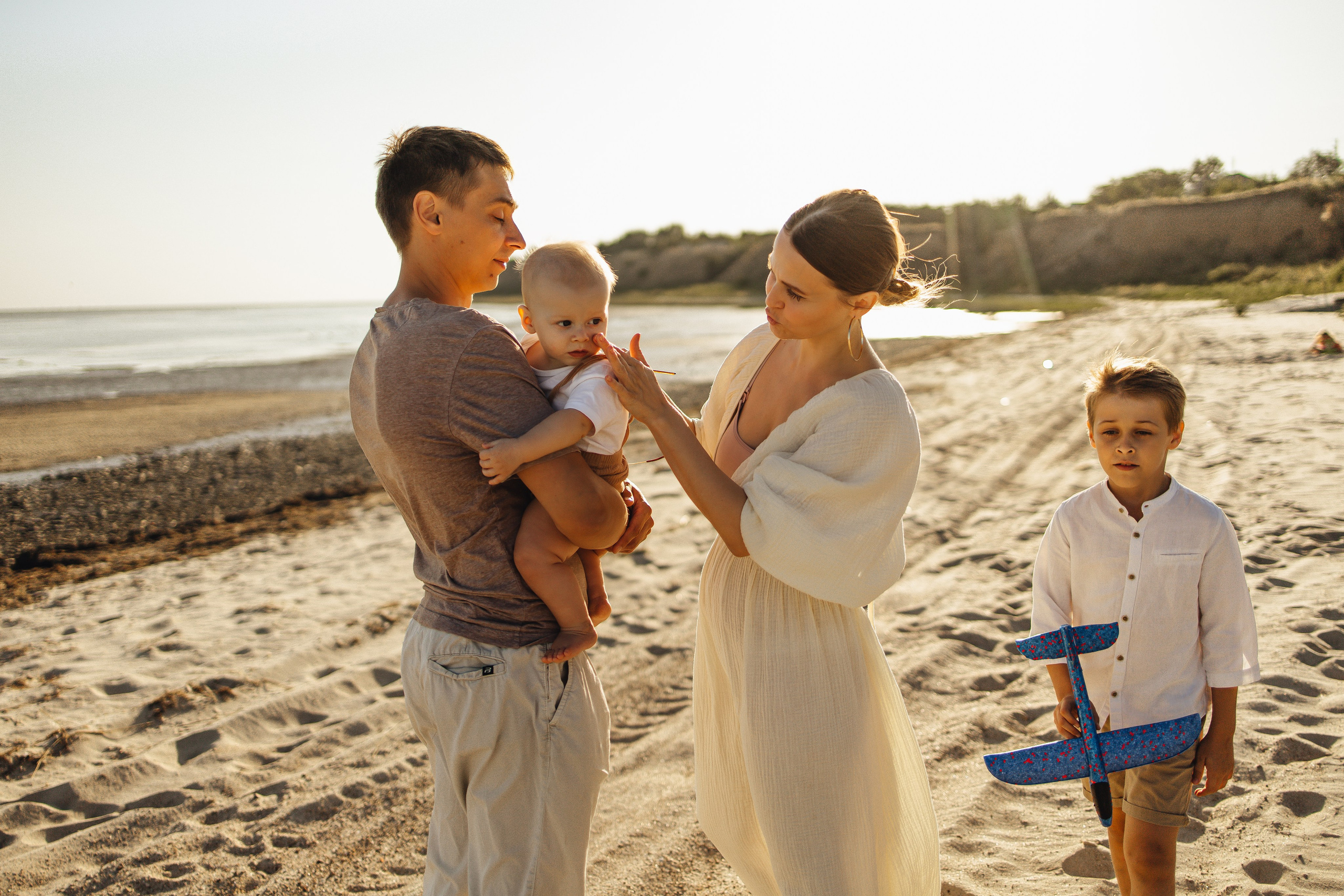Летняя история на берегу. Семейный и детский фотограф, таганрог, ростов-на-дону