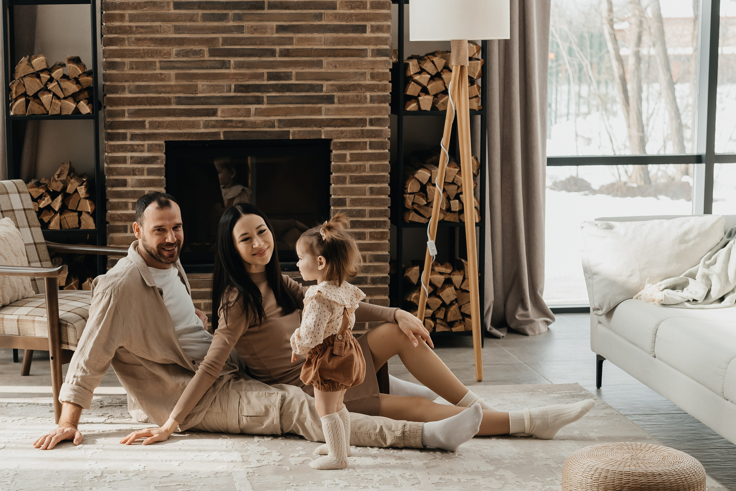 Семейная фотосессия в студии-дом. Семейный и детский фотограф Кущ Наташа