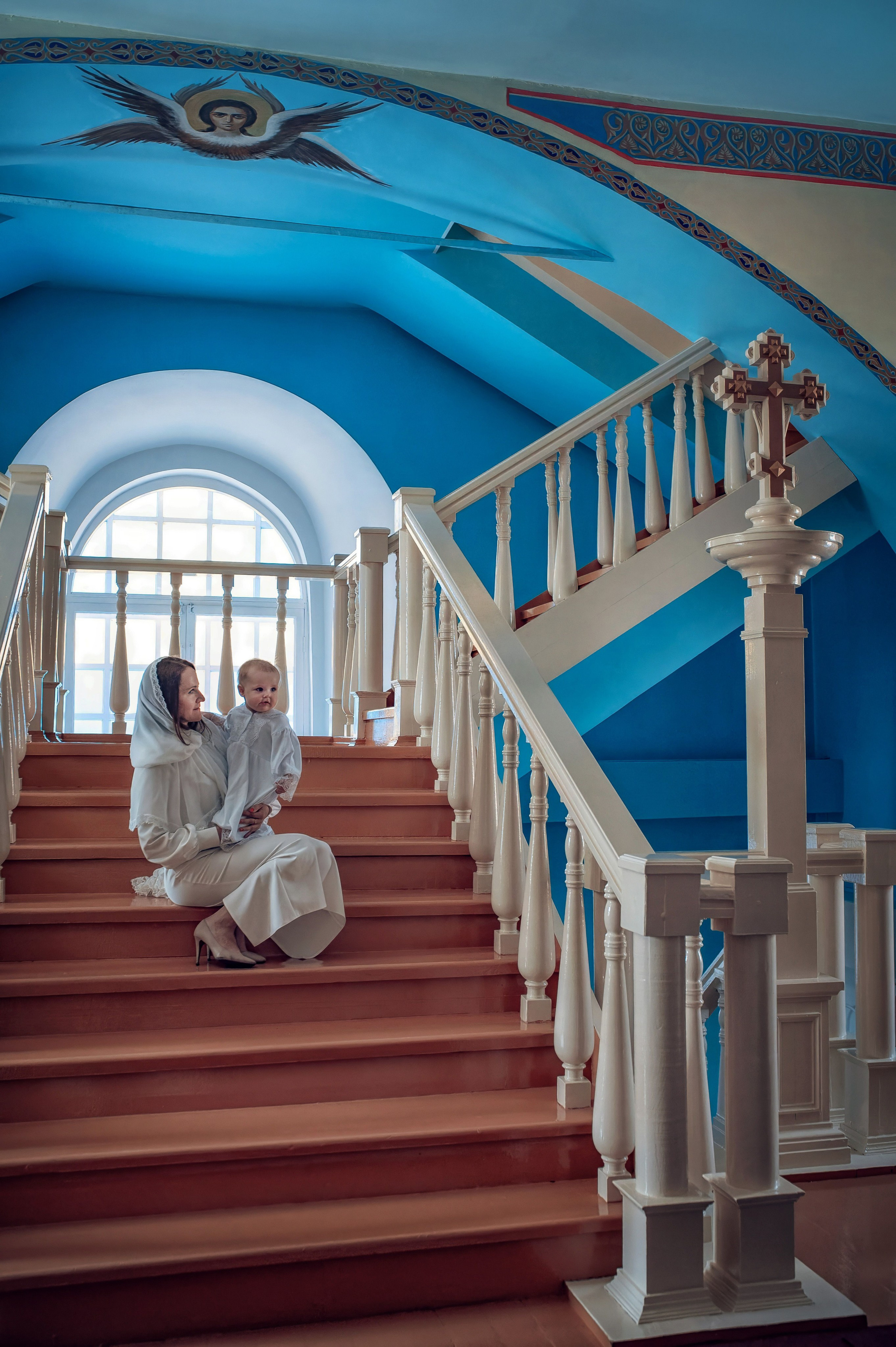 Съемка таинства крещения в Красноярске. Фотографы крещения/венчания  Красноярск Татьяна и Вячеслав Переваловы