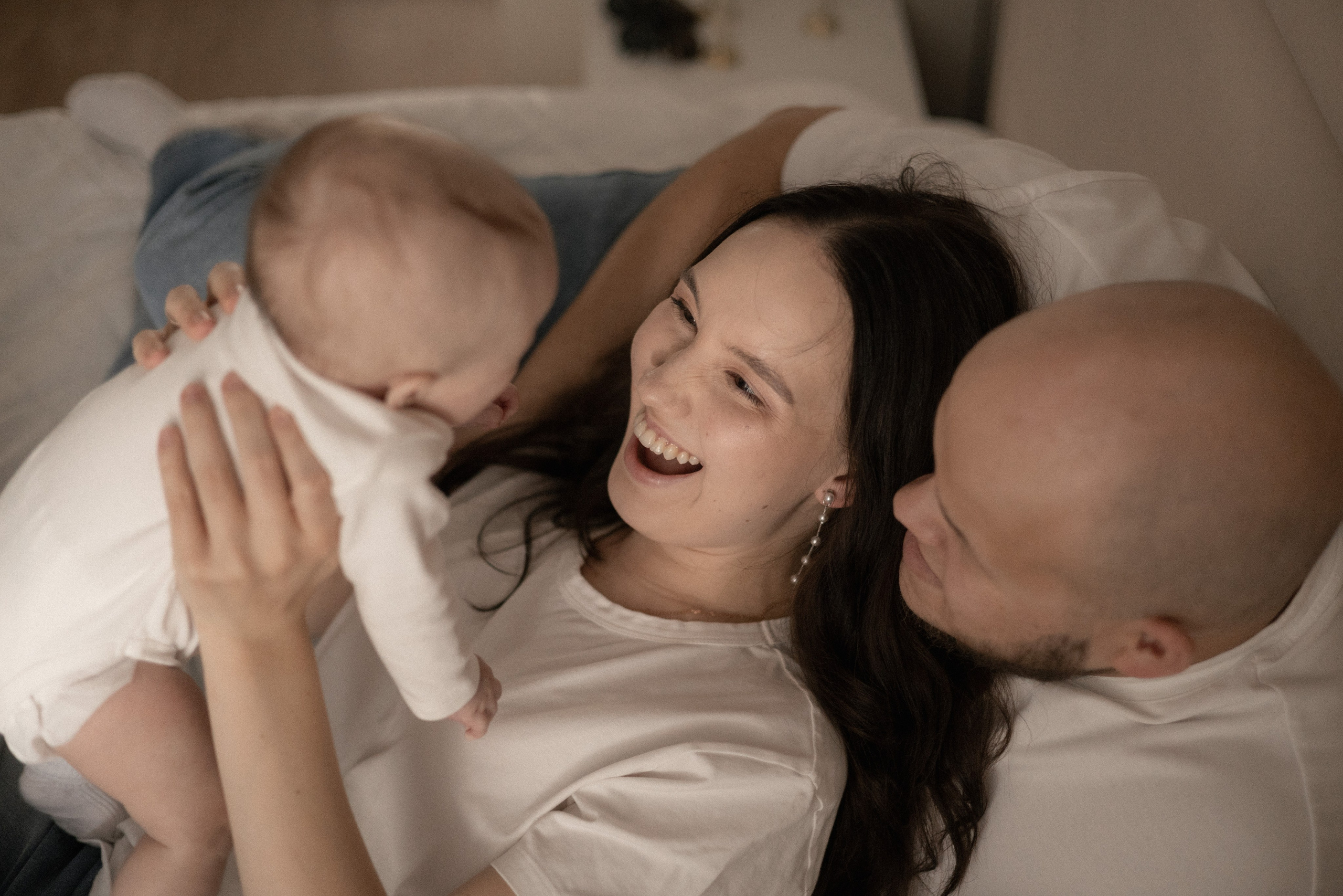 Аида, Леонид и малышка Николь ♡. Семейный фотограф Дарья Белецкая