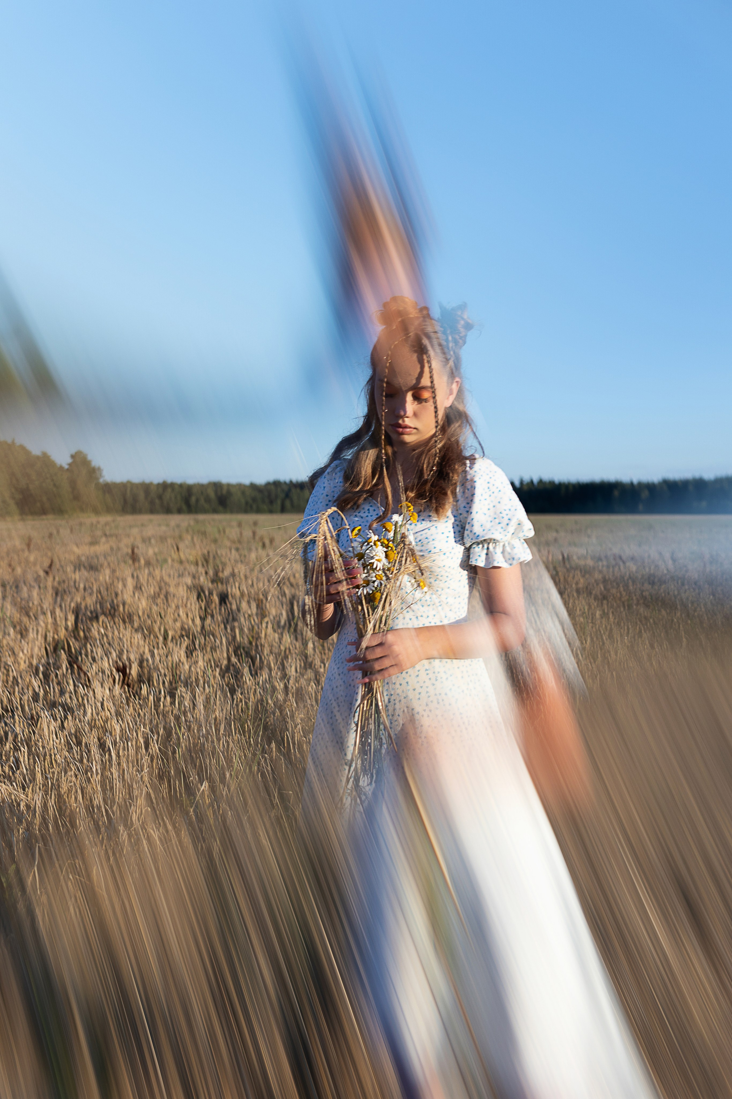 Фотосессия в поле. Семейный и женский фотограф в Москве Надежда Воробьева