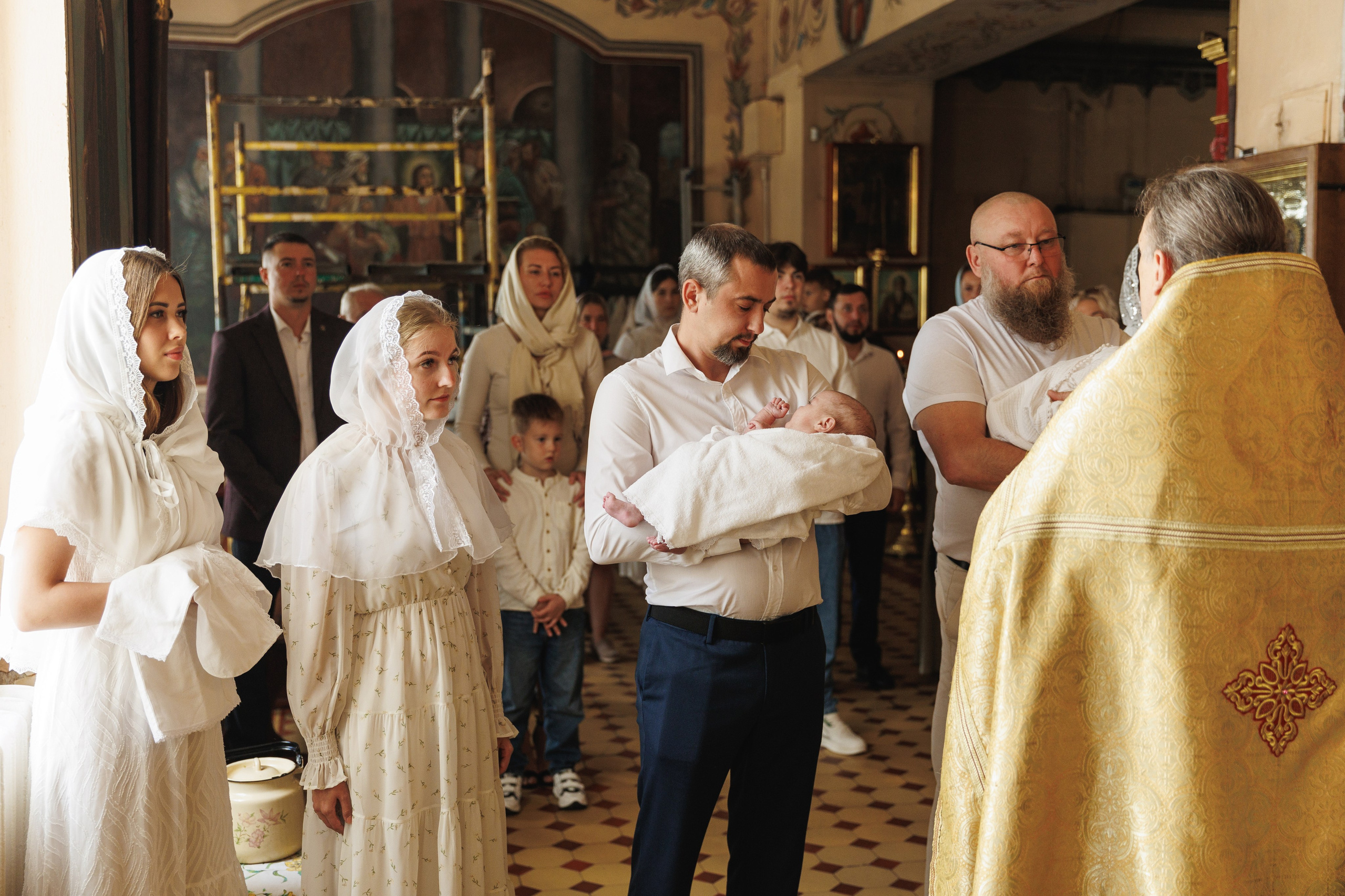 Таинство крещения церковь Николая Чудотворца г. Щелково. Фотограф Щелково/ Москва Татьяна Жучкова