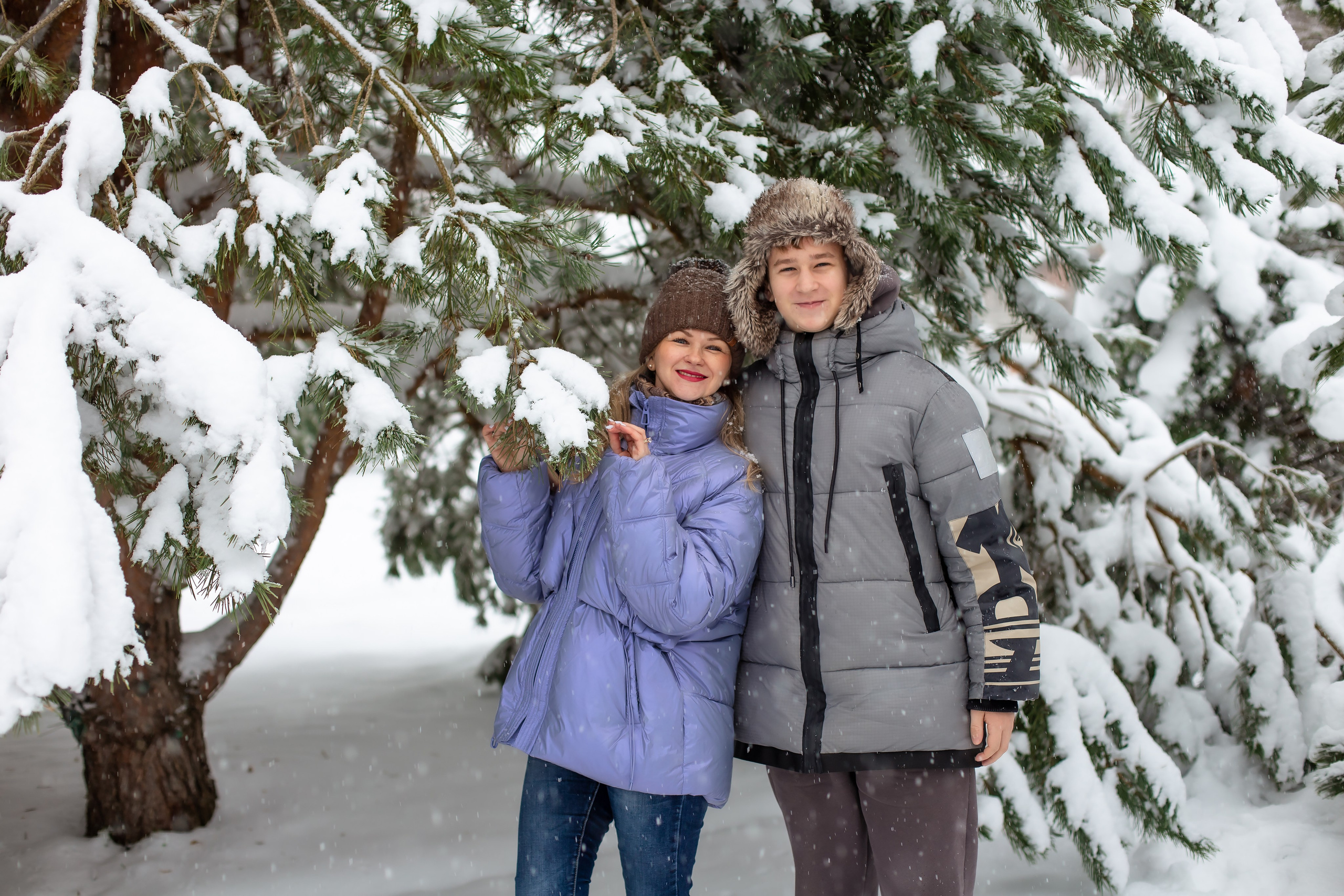 Катя и Тима. Когда выпал снег. Фотограф в Калининграде Решетникова Алина
