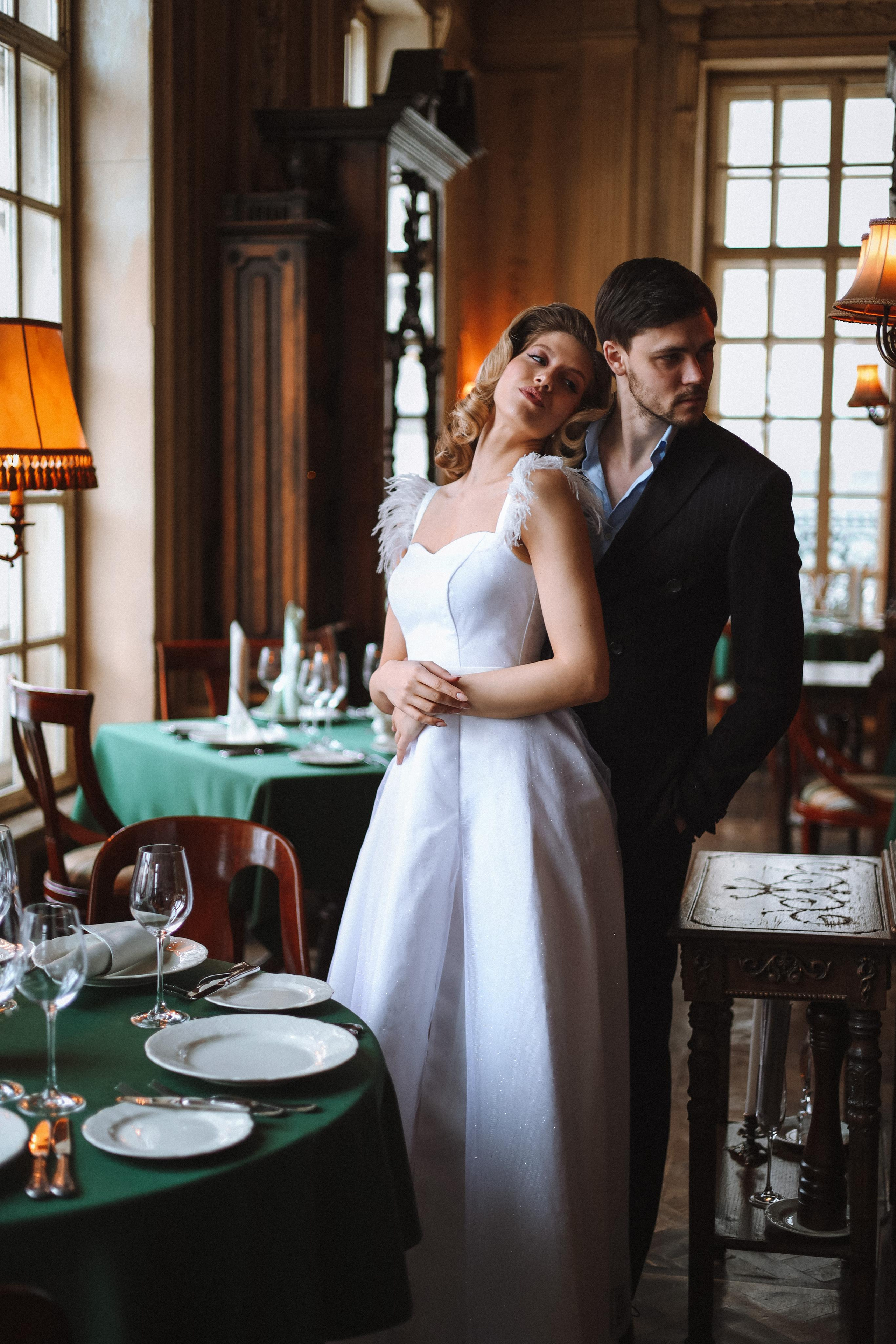 Яна и Егор. Ресторан «Пушкин». Диана Чечель. Свадебный и портретный фотограф в Москве