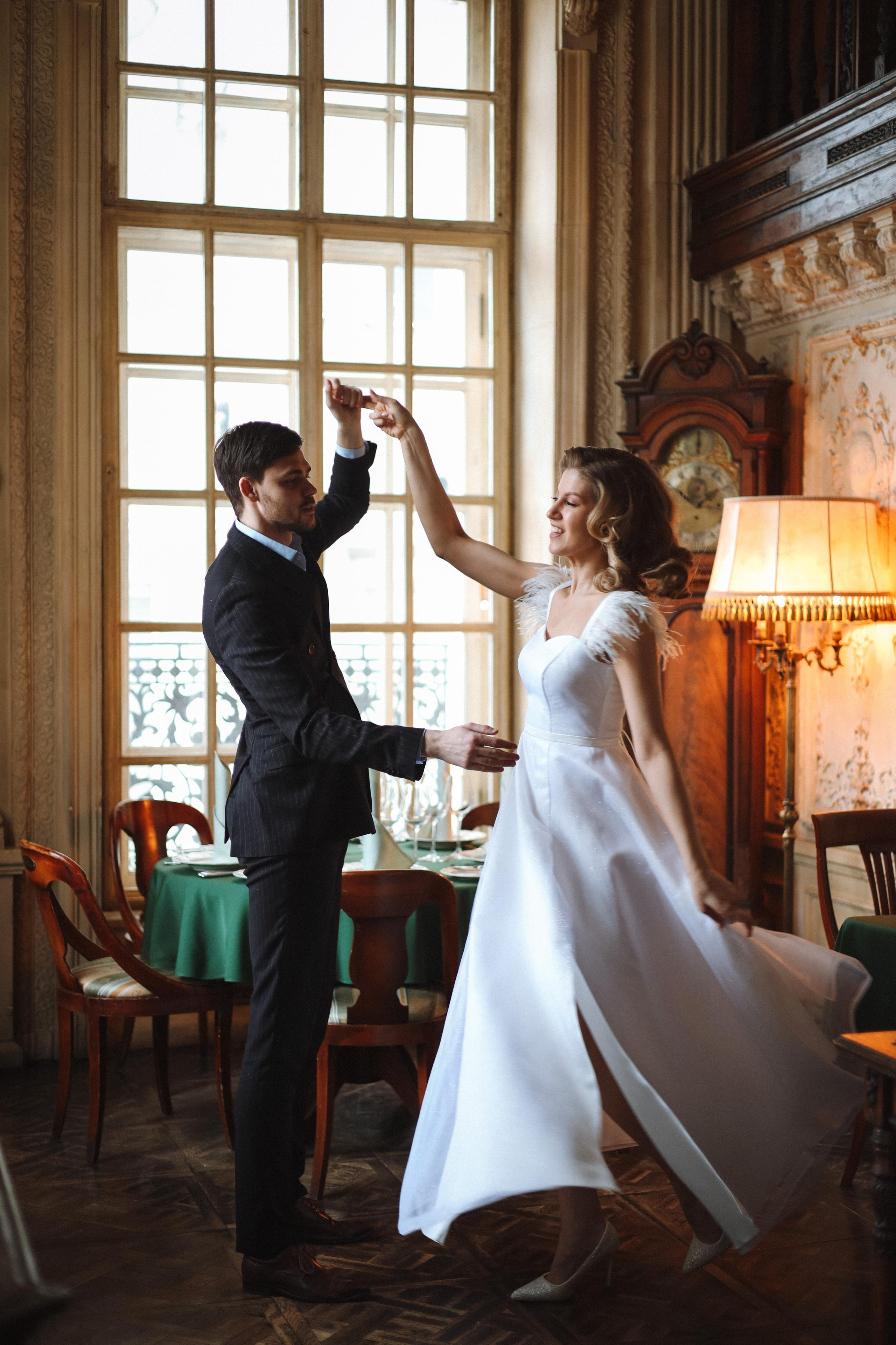 Яна и Егор. Ресторан «Пушкин». Диана Чечель. Свадебный и портретный фотограф в Москве