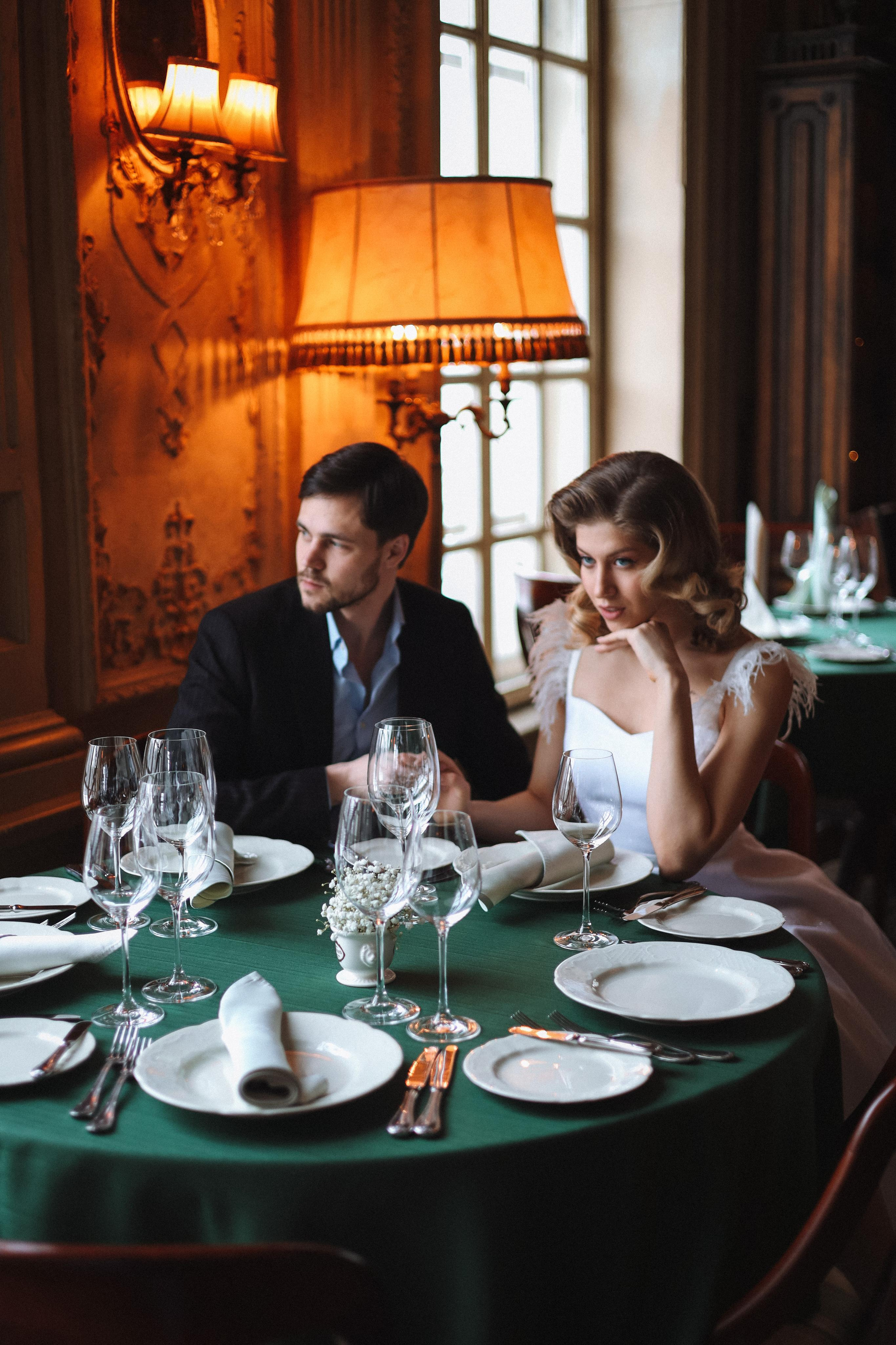 Яна и Егор. Ресторан «Пушкин». Диана Чечель. Свадебный и портретный фотограф в Москве