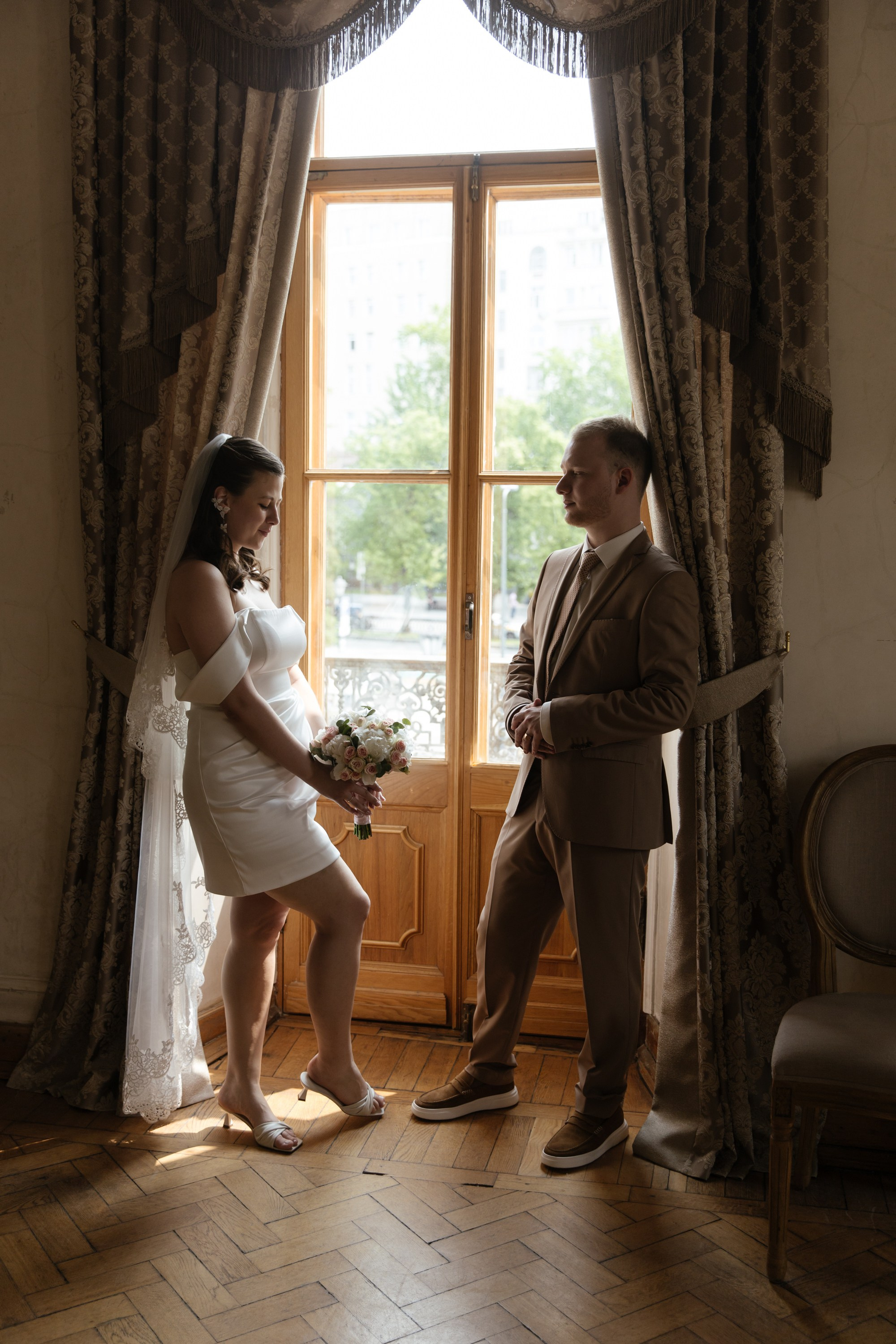 Марина и Артем — Пушкинская Библиотека. Фотограф Сергиев Посад Москва Хованская Екатерина