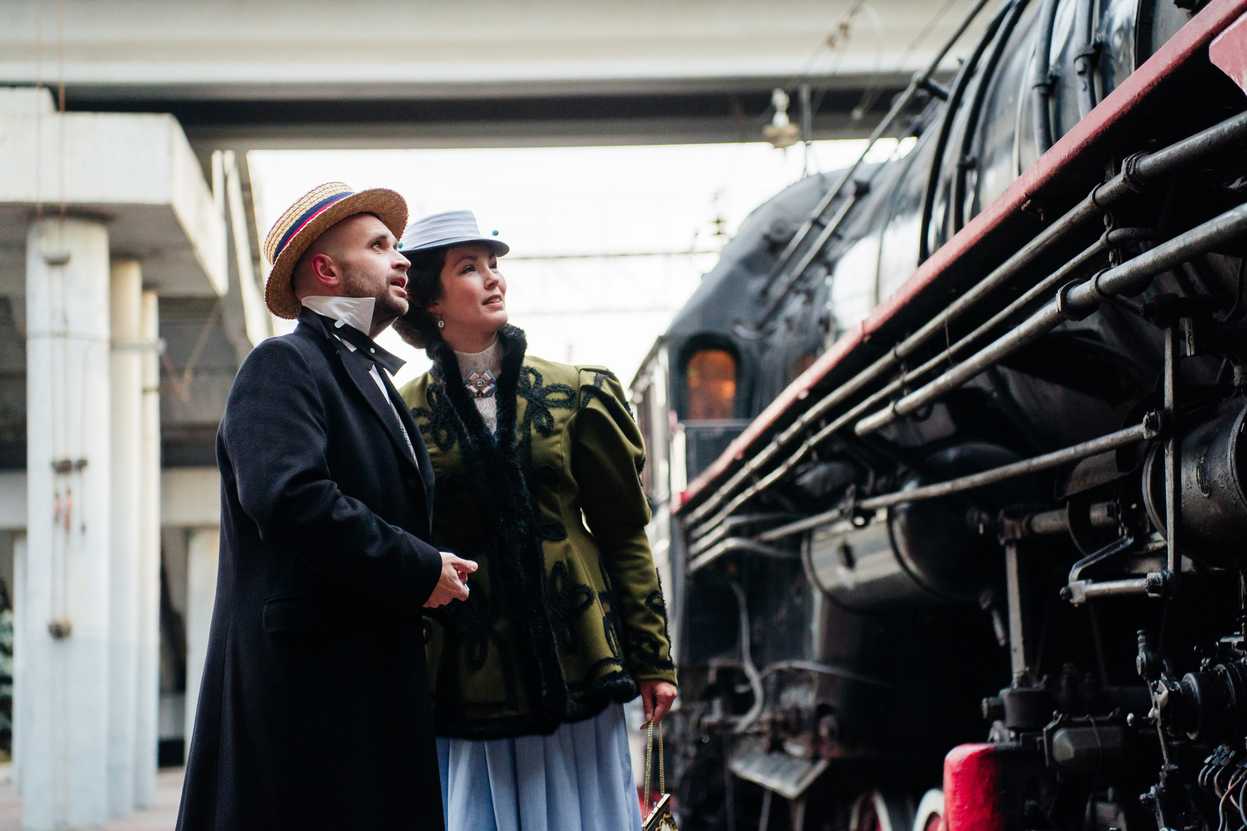 Экскурсия на ретропоезде. Видеограф и Фотограф в Челябинске Ксения и Владимир Рюмины