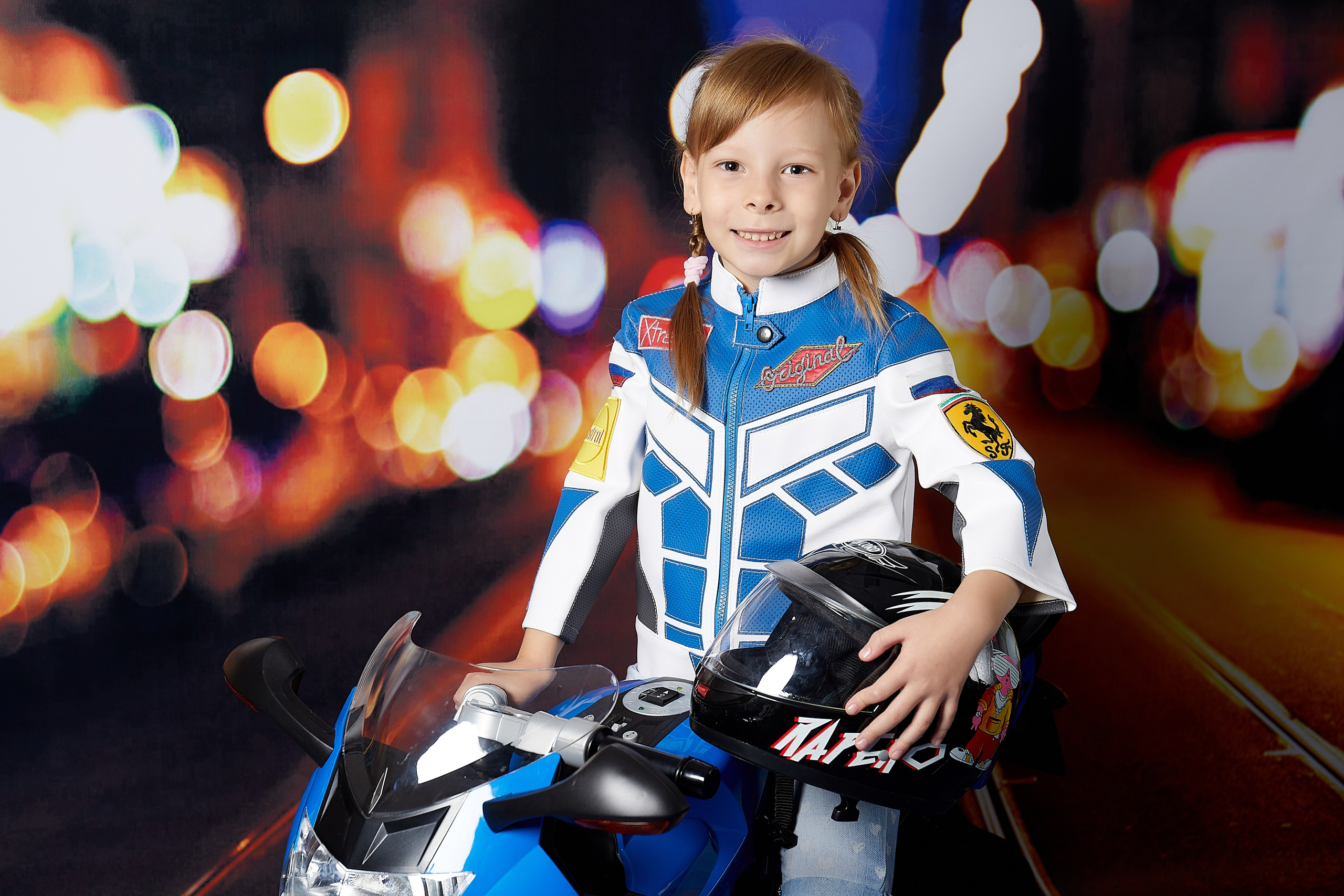 Байкер. Детская выездная фотостудия