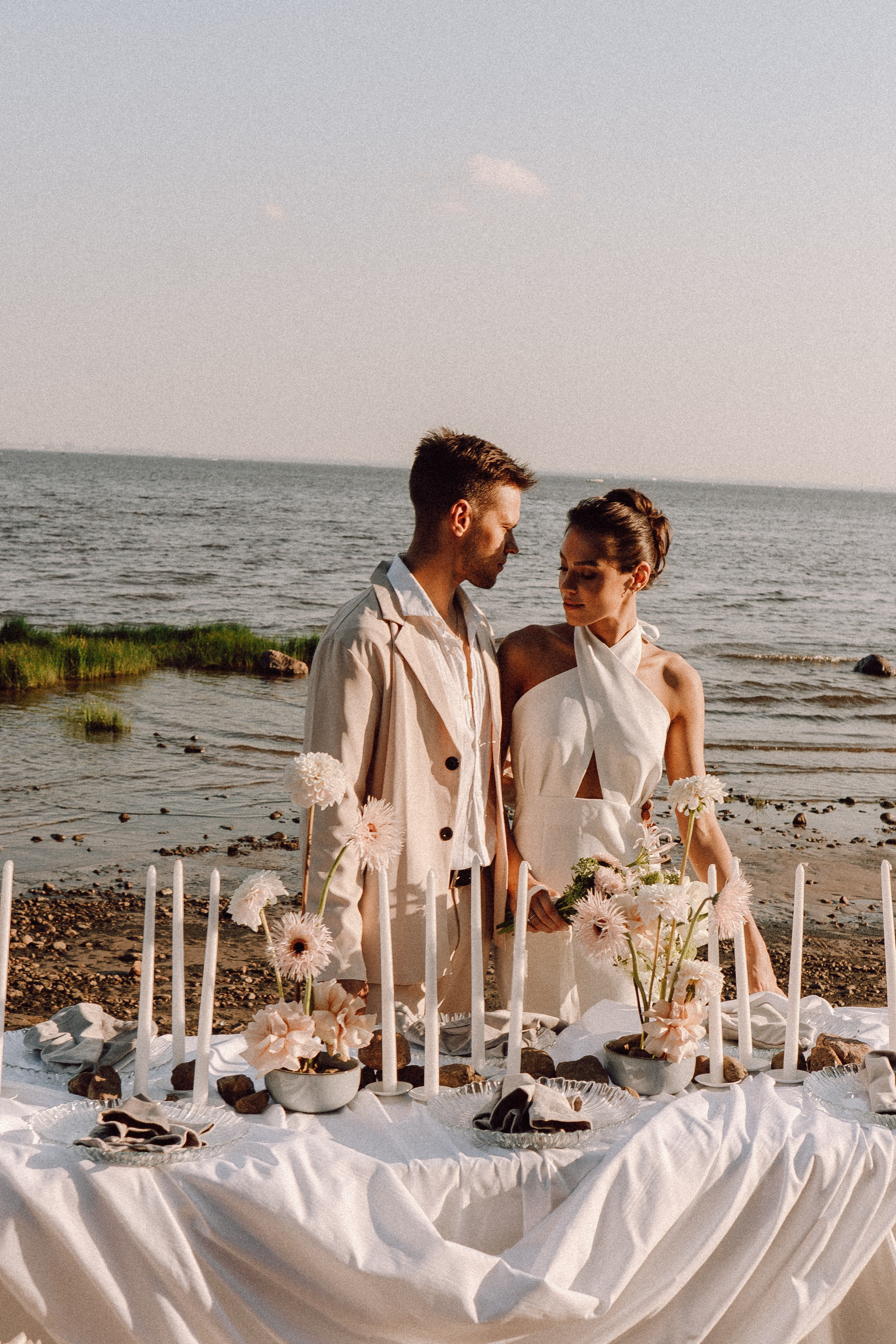 СВАДЕБНАЯ ФОТОСЕССИЯ ВЫЕЗДНОЙ ЦЕРЕМОНИИ (ФИНСКИЙ ЗАЛИВ). Профессиональный фотограф, Санкт-Петербург — Виктория Богомолова