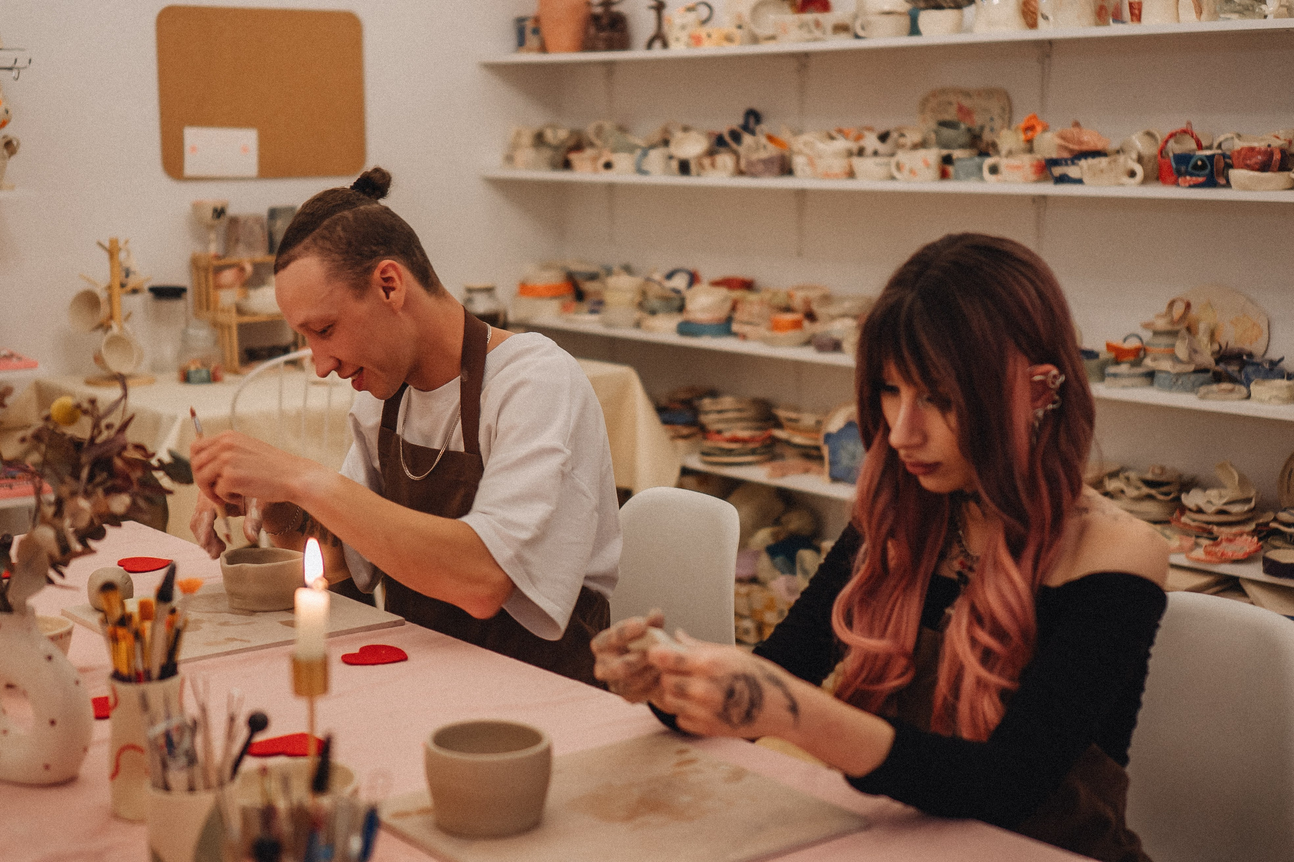 СВИДАНИЕ В ГОНЧАРНОЙ МАСТЕРСКОЙ. Профессиональный фотограф, Санкт-Петербург — Виктория Богомолова