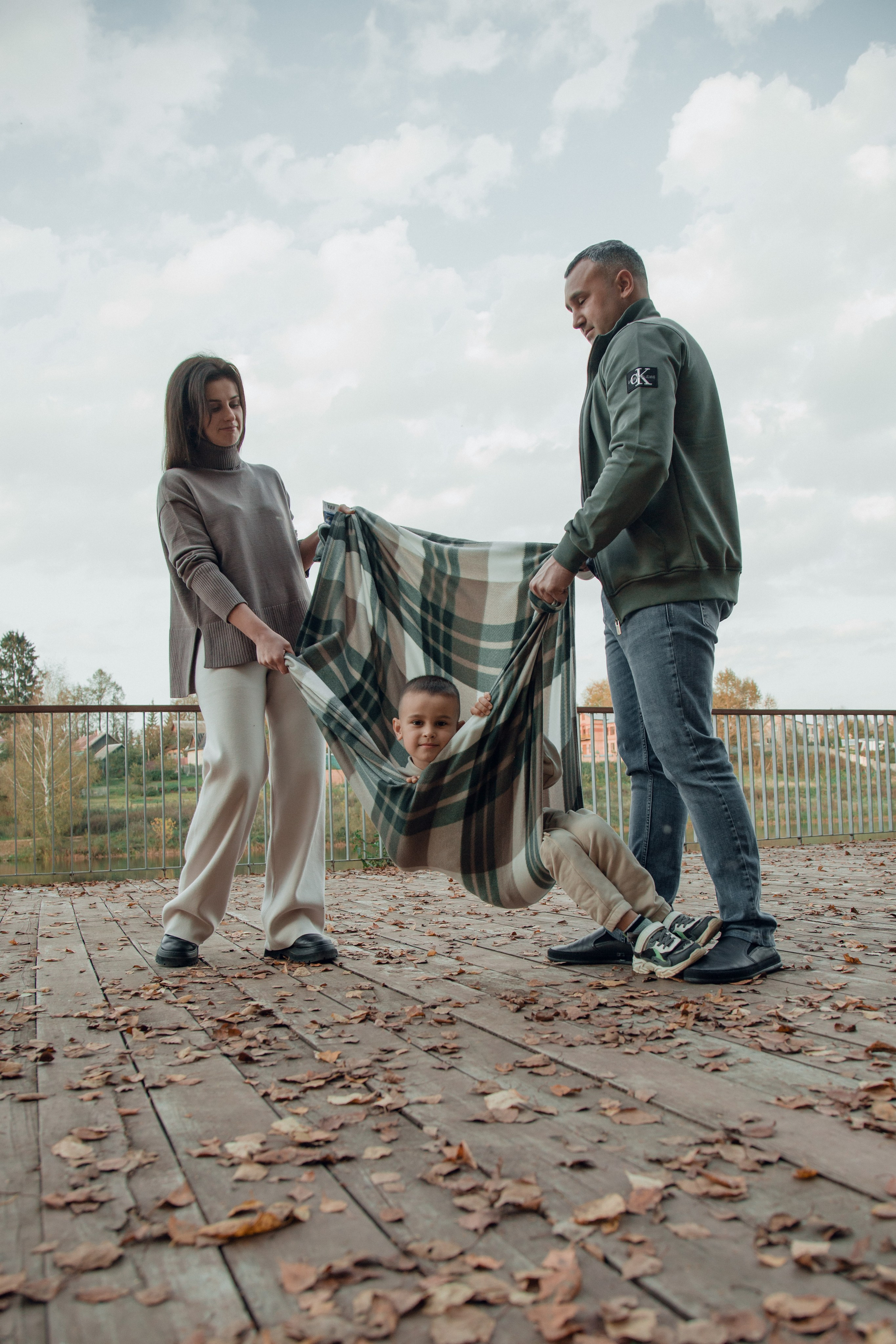 Наталья с семьей