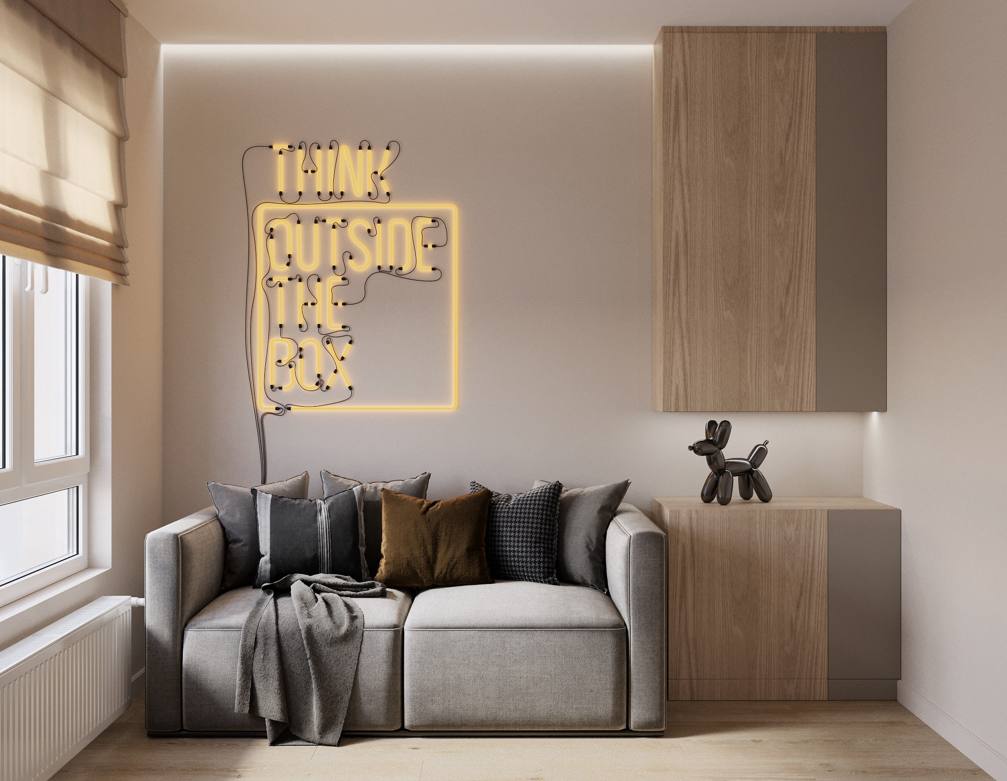 Квартира для семейной пары 67 м². Дизайнер интерьера г. Ульяновск