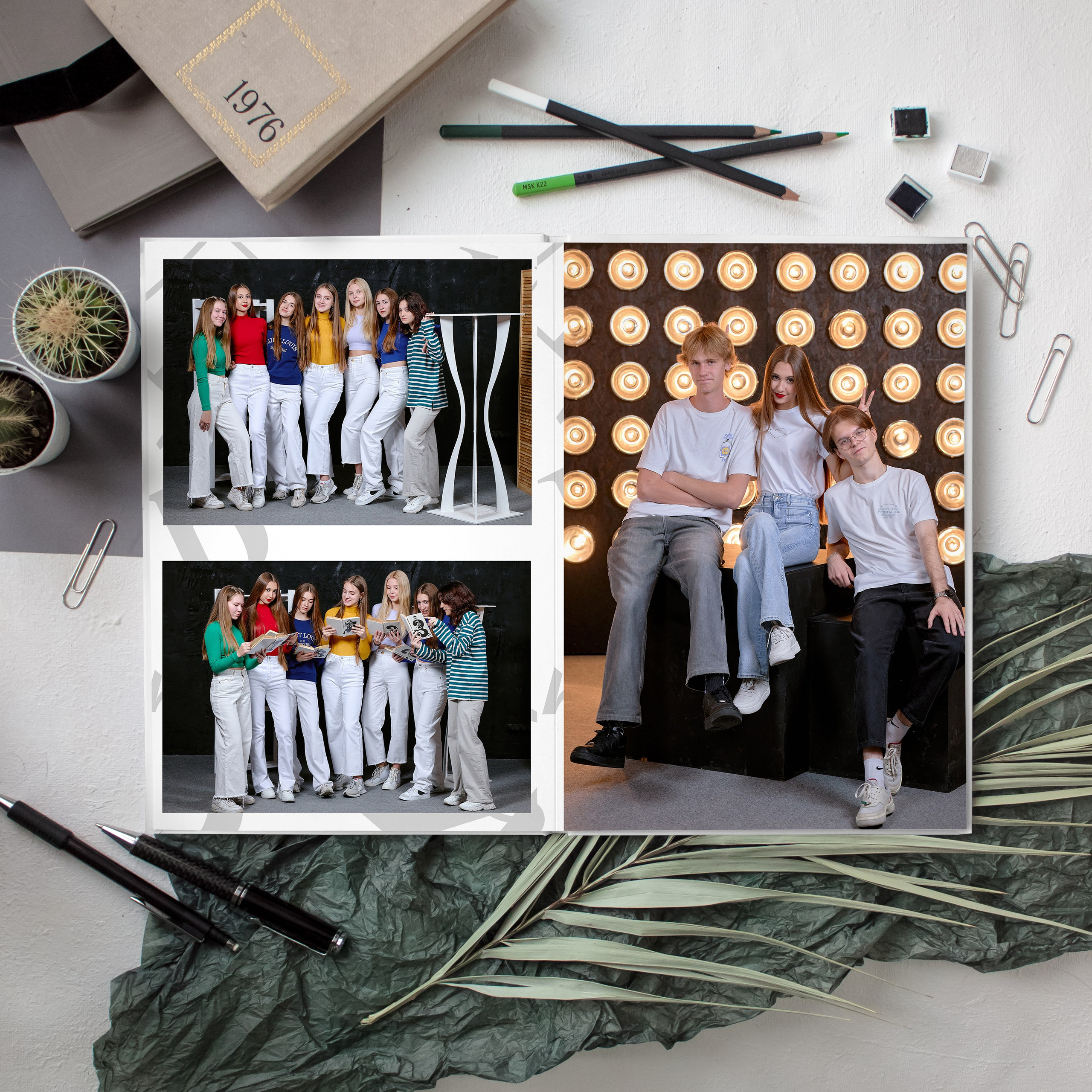 Выпускной Альбом Таганрог 10 разворотов. Фотограф Выпускные альбомы Таганрог Сергей Коробченко