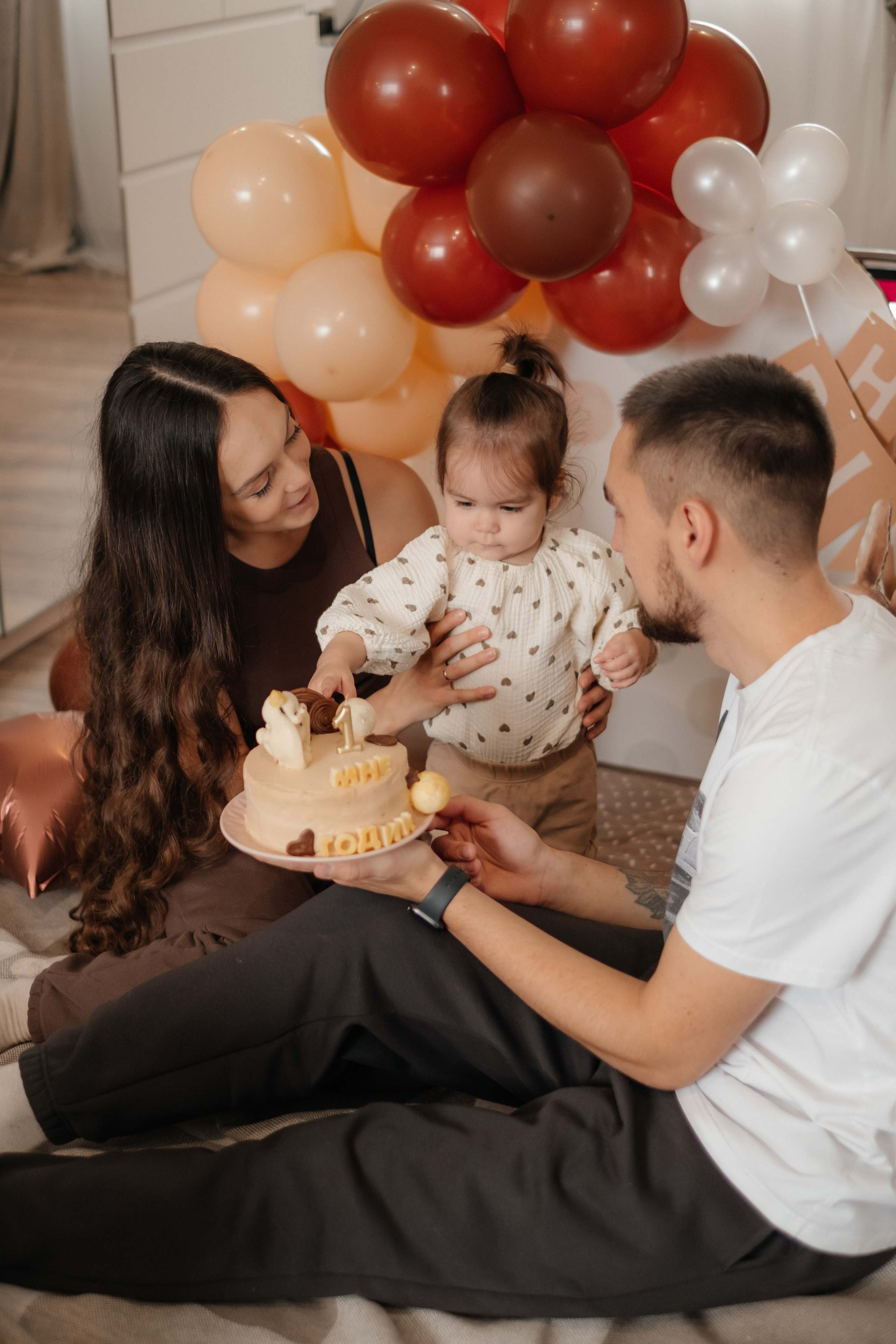 Катя, Саша и Еся | домашняя съемка. Фотограф в Новосибирске Диана Ильиных