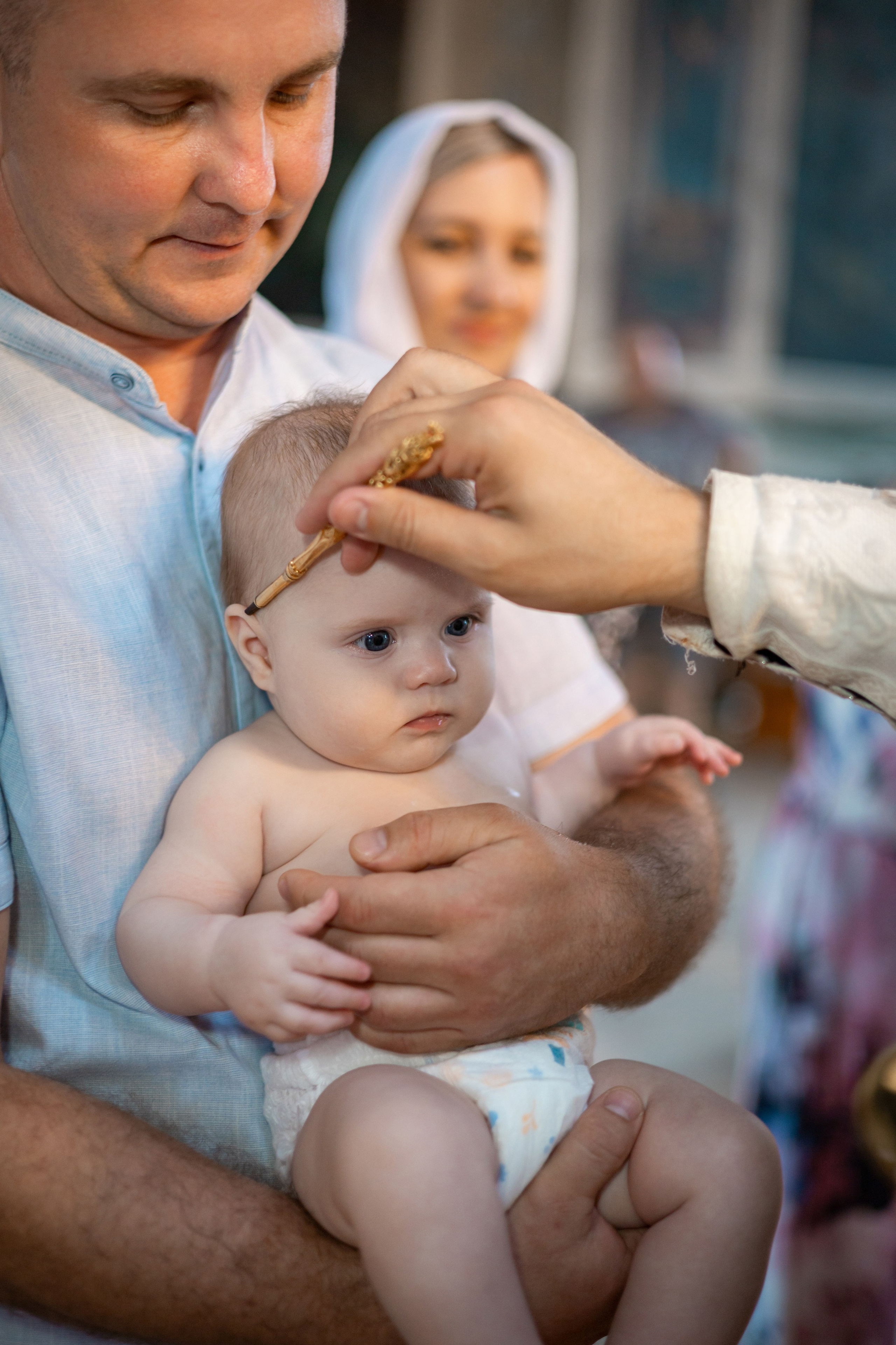 Крещение в храме Ростовская область. Фотограф Наталья Матвеева