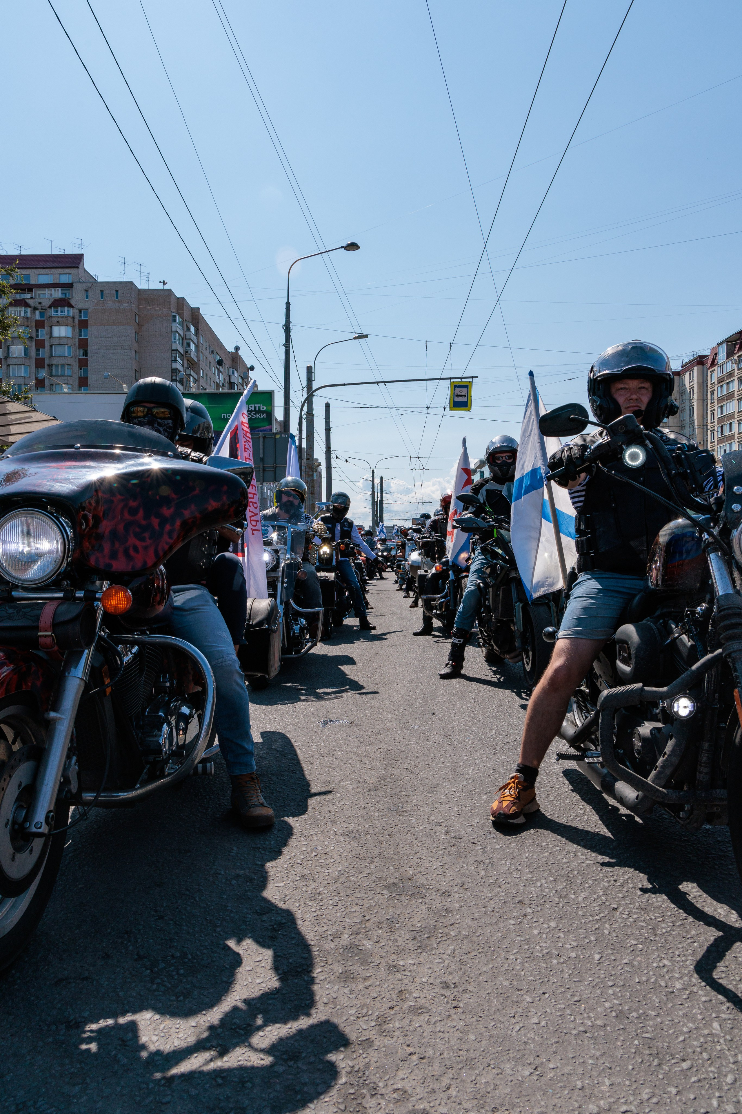 День ВМФ с мотоклубом 28.08.24. Репортажный фотограф Санкт-Петербург | Роман Карбышев