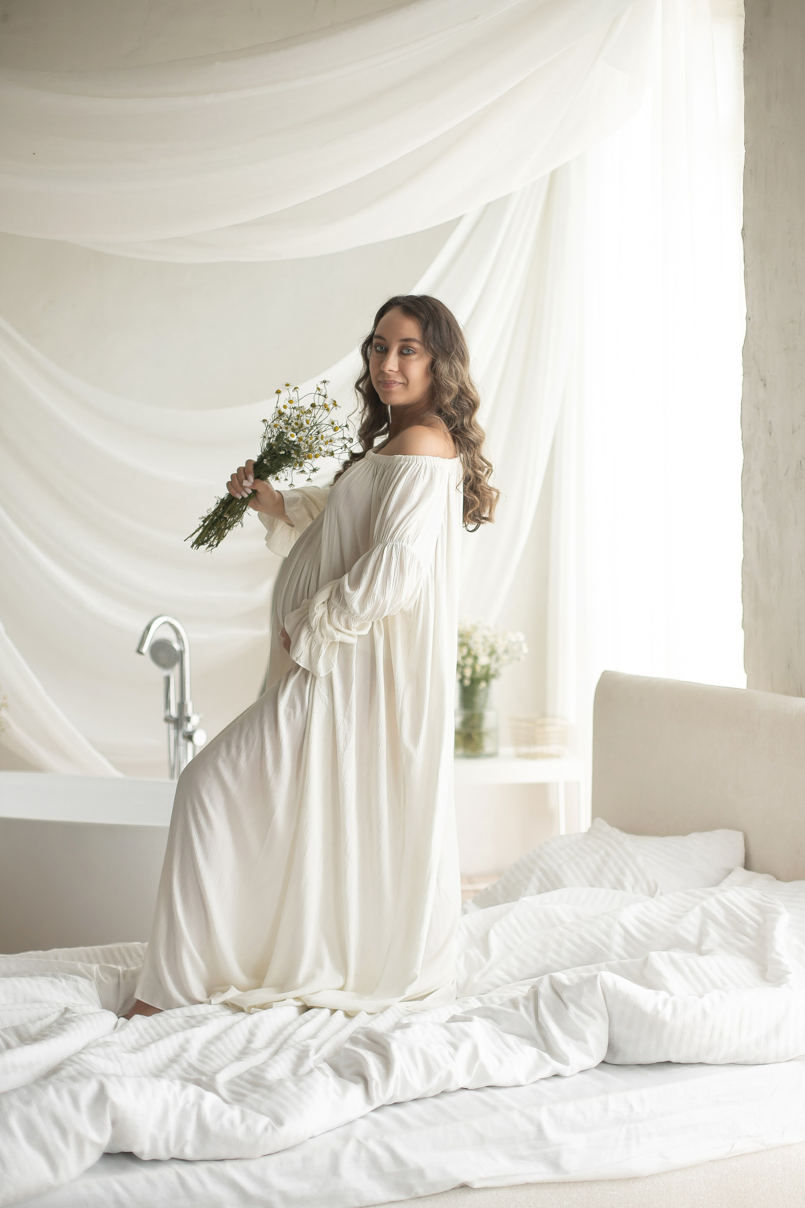 Ксения и ромашки. Семейный и детский фотограф в Красноярске Анна Маюрова