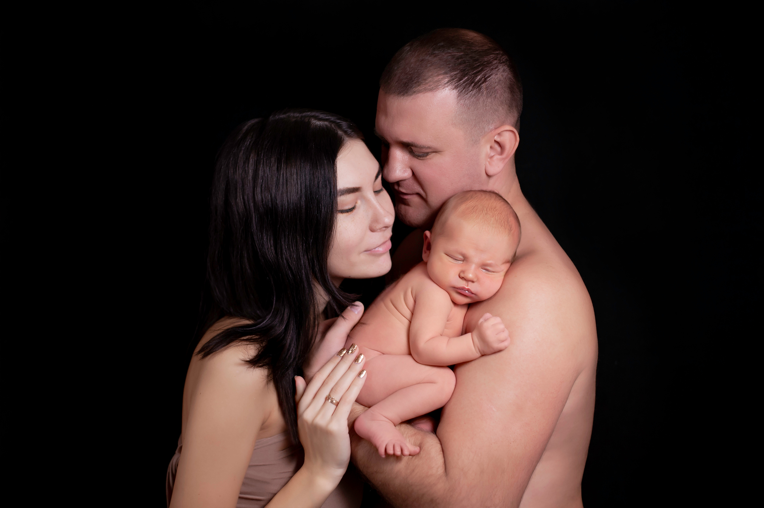 Семья. Фотограф новорождённых в Москве и Московской области