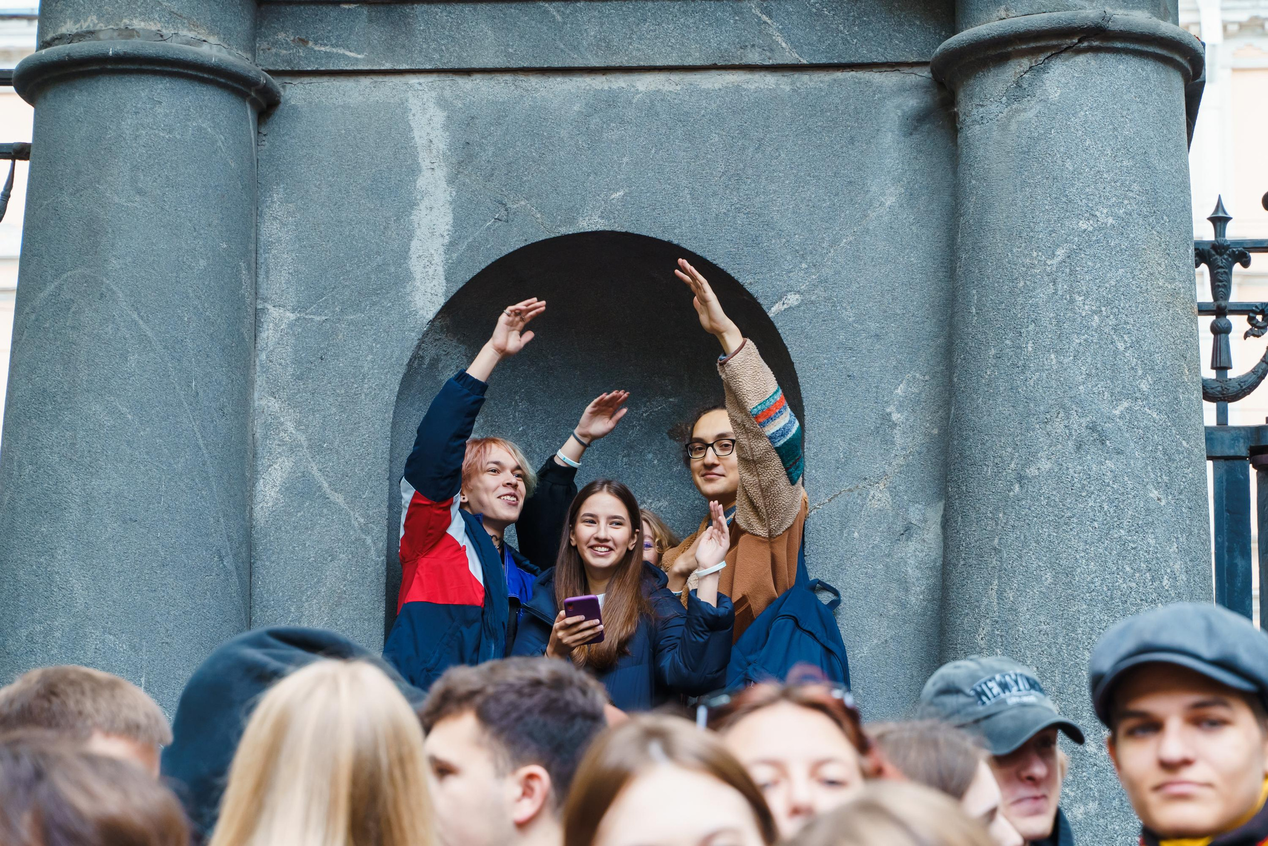 День Первокурсника в СПбГЭУ. Репортажная съемка. Фотограф Анастасия Арланцева