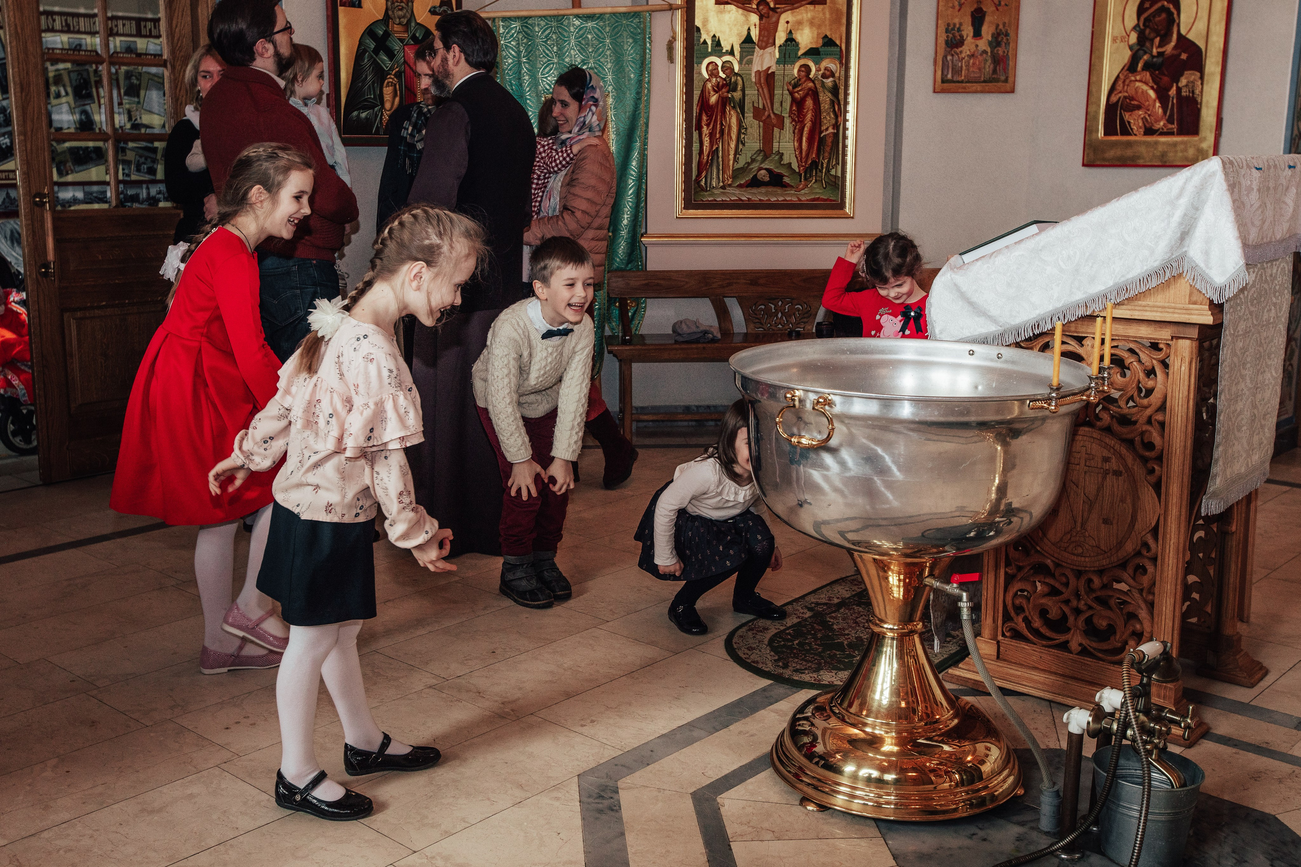 Крещение Анисии. Фотосессии в Москве - фотограф Неонилла Ленко