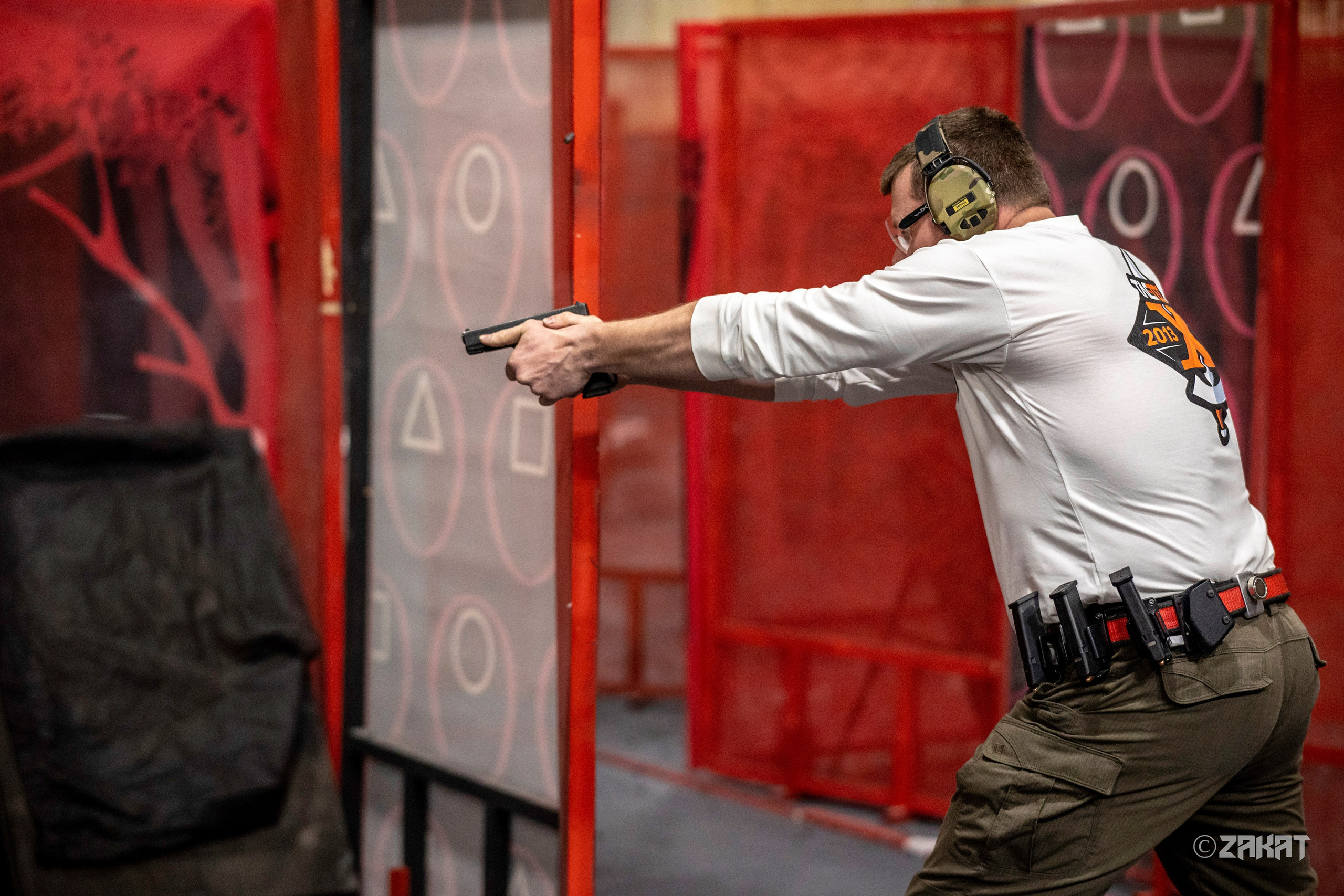 Репортажная съемка соревнования в стрелковом клубе Объект. Репортажный фотограф, Москва, Закат