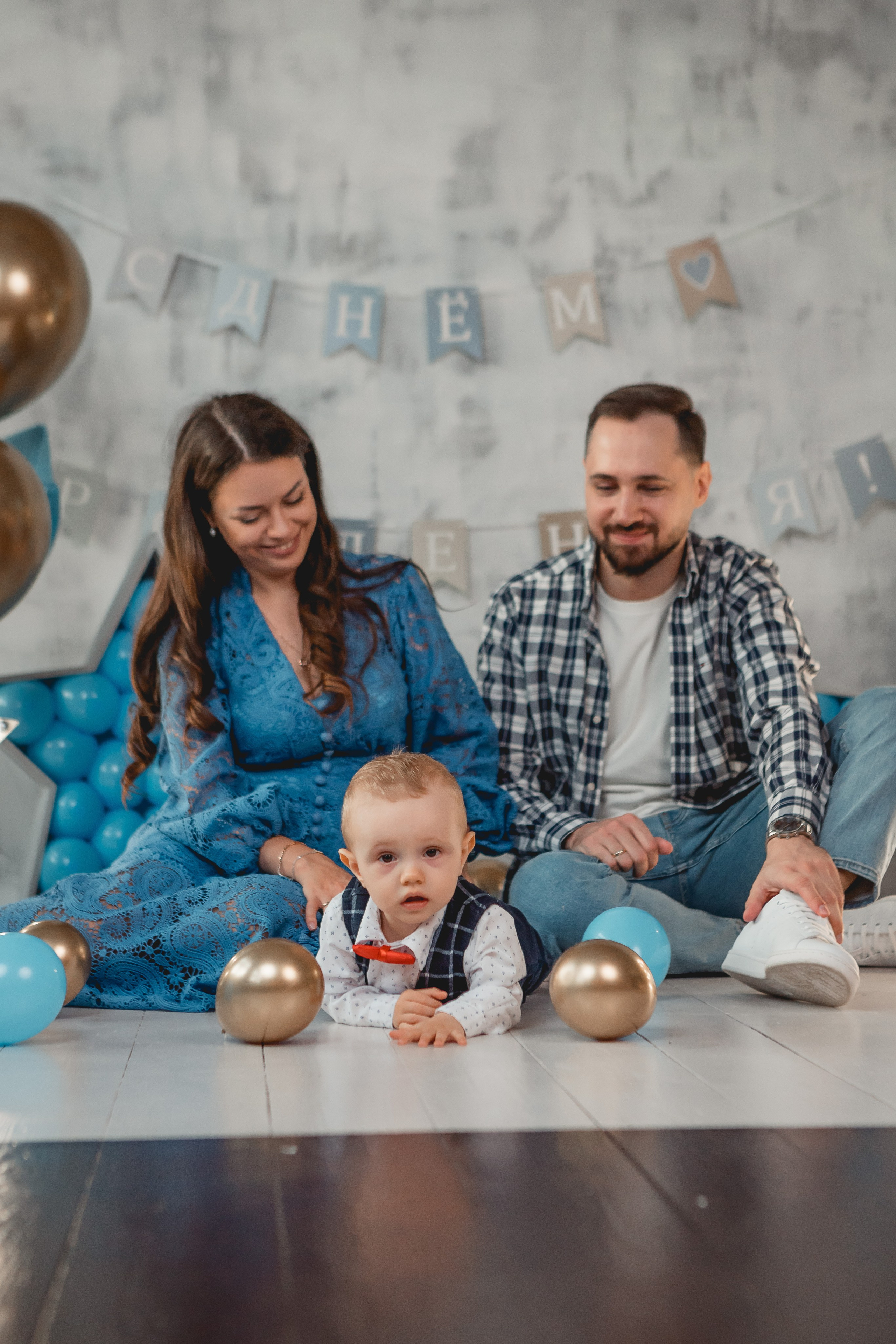 Татьяна, Артём и Матвей. Семейный фотограф анималист Мария Крючкова
