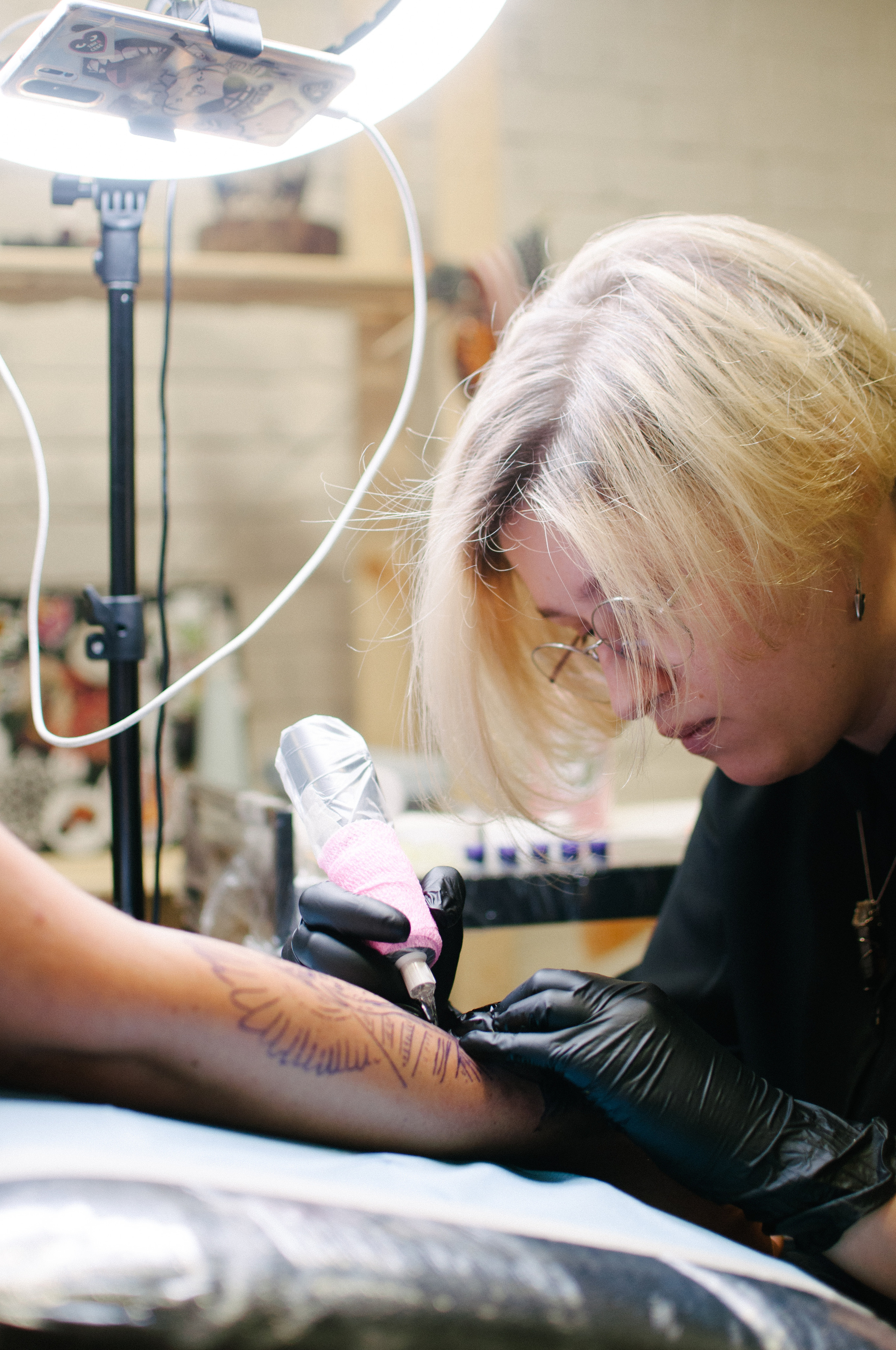 Контент-съемка для рекламы и соцсетей тату-студии. Фотограф в Самаре Иван Булатов