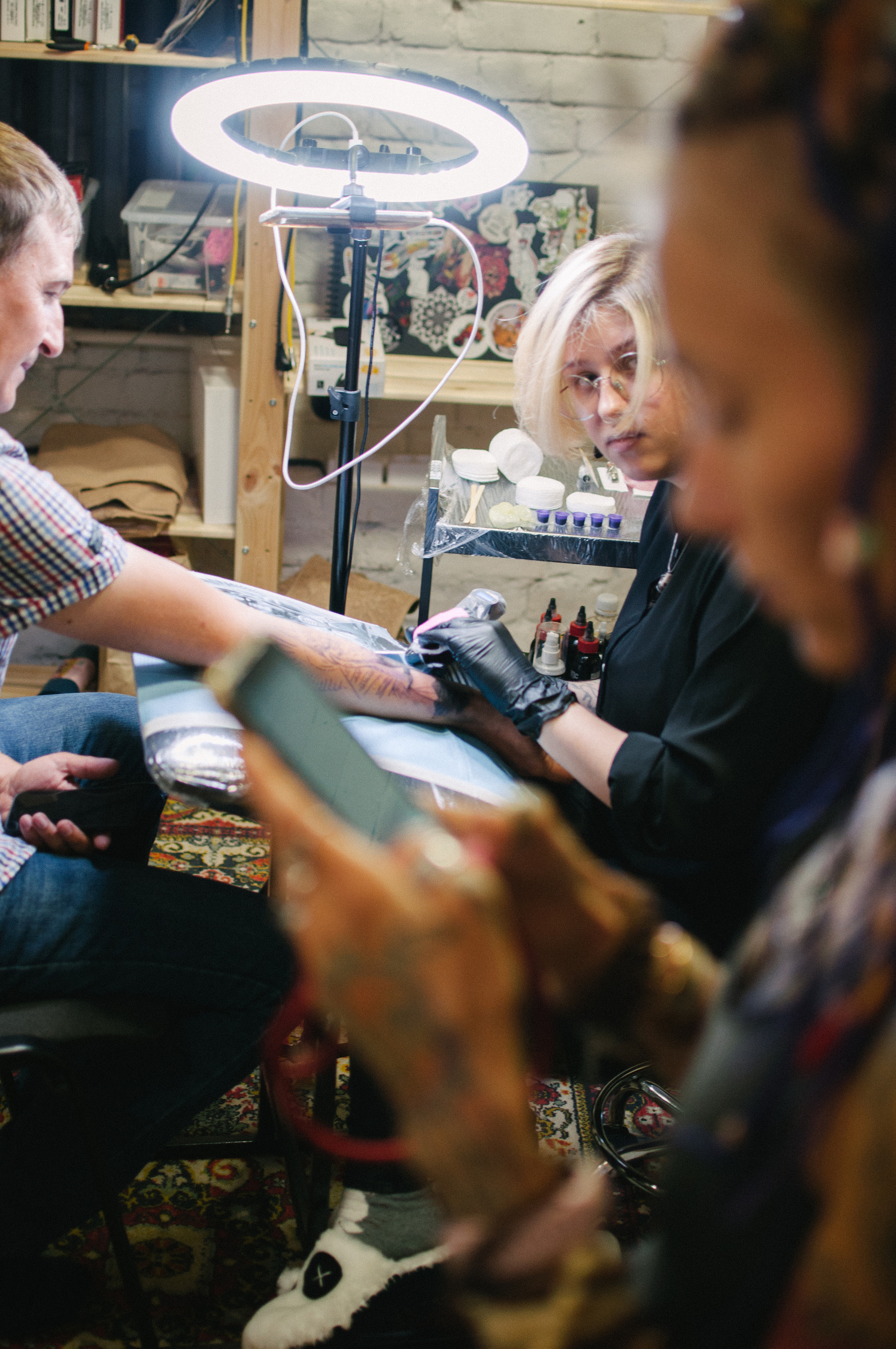 Контент-съемка для рекламы и соцсетей тату-студии. Фотограф в Самаре Иван Булатов