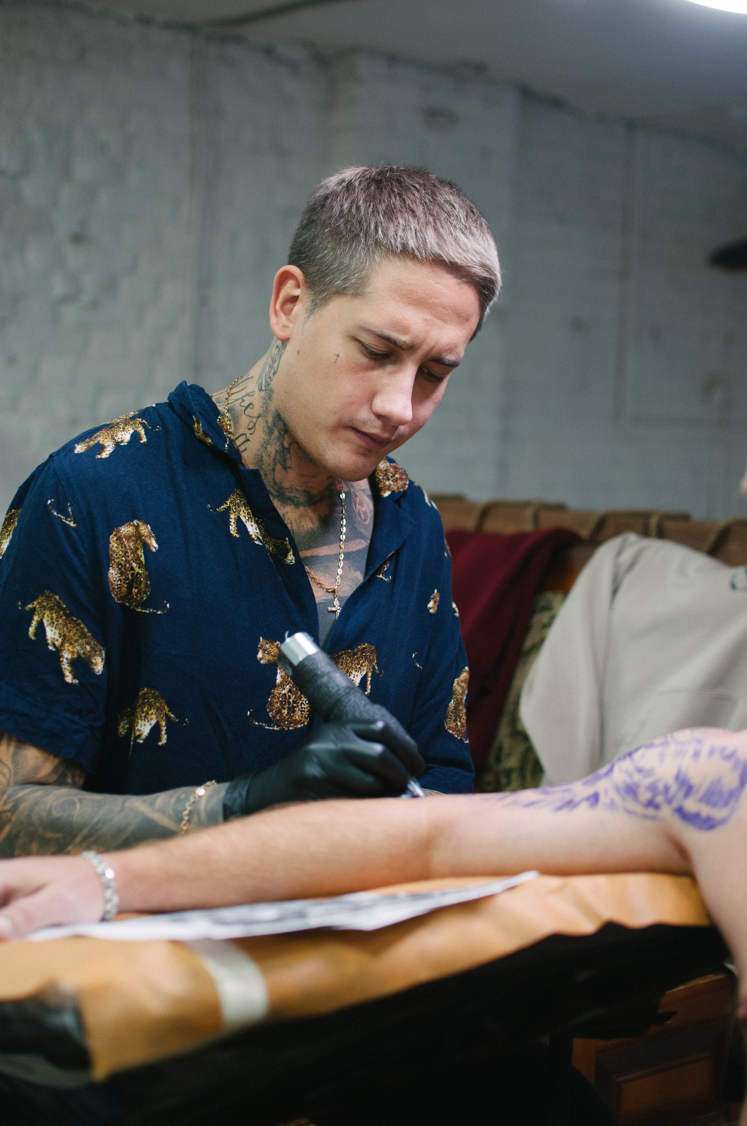 Контент-съемка для рекламы и соцсетей тату-студии. Фотограф в Самаре Иван Булатов