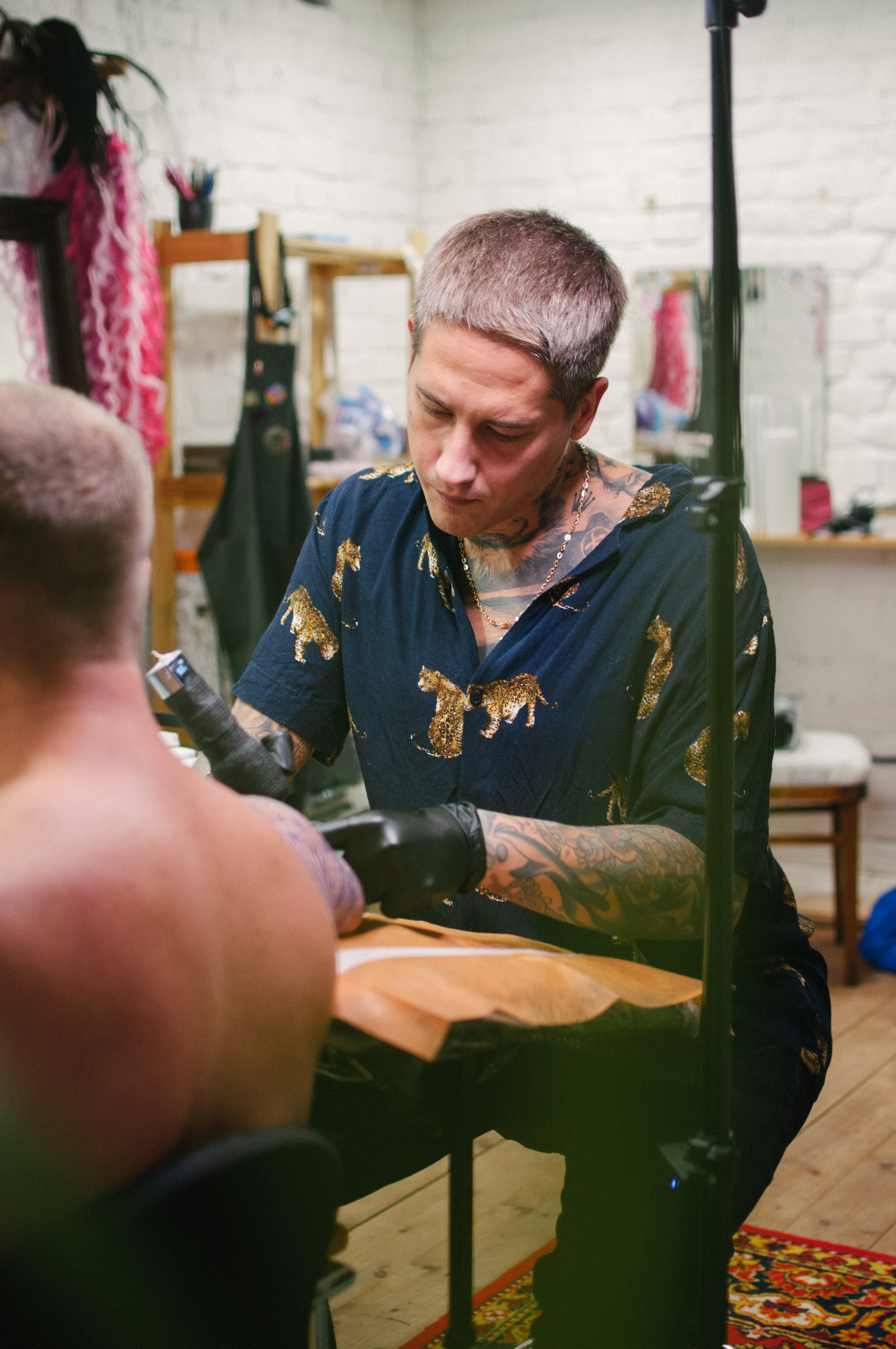 Контент-съемка для рекламы и соцсетей тату-студии. Фотограф в Самаре Иван Булатов