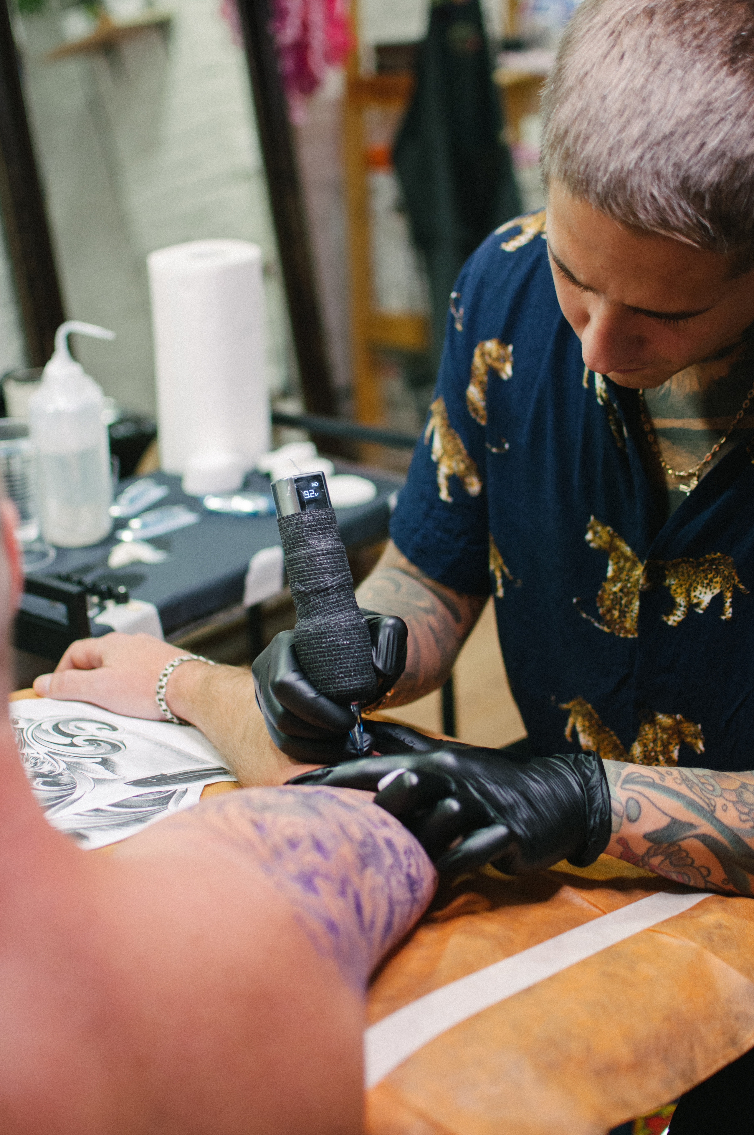 Контент-съемка для рекламы и соцсетей тату-студии. Фотограф в Самаре Иван Булатов