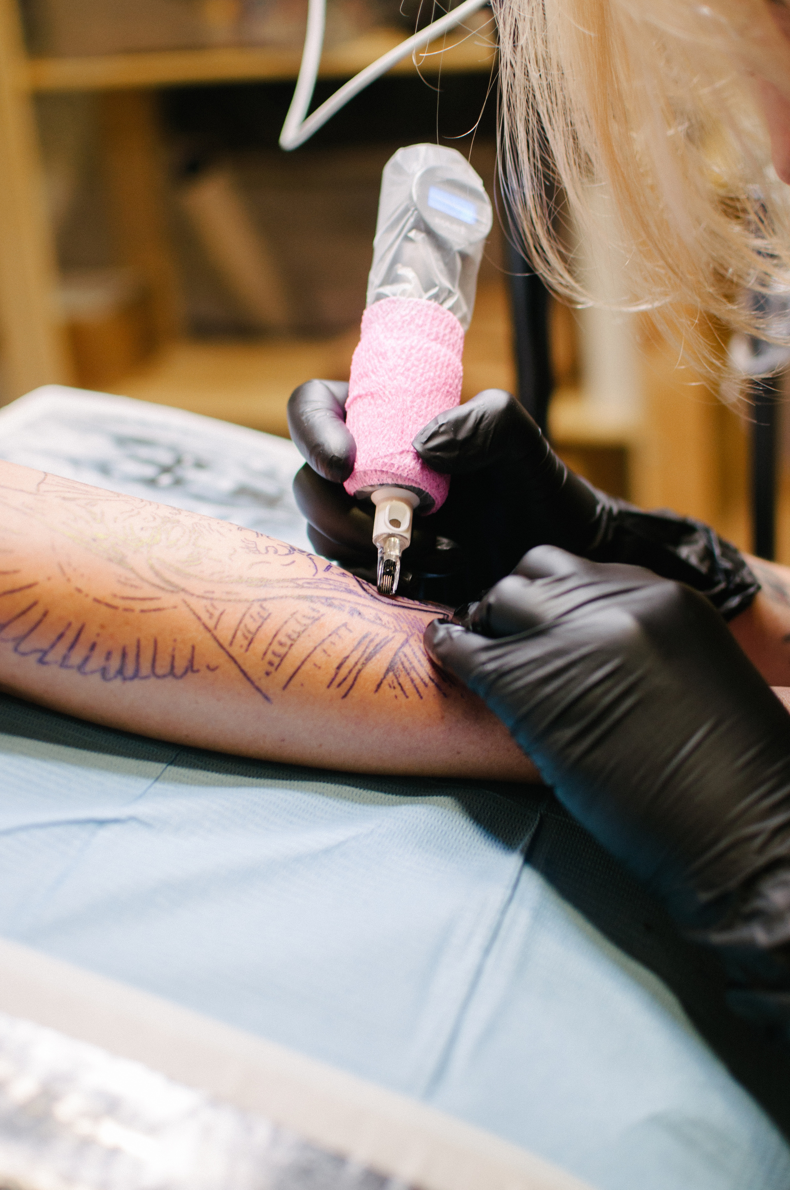 Контент-съемка для рекламы и соцсетей тату-студии. Фотограф в Самаре Иван Булатов