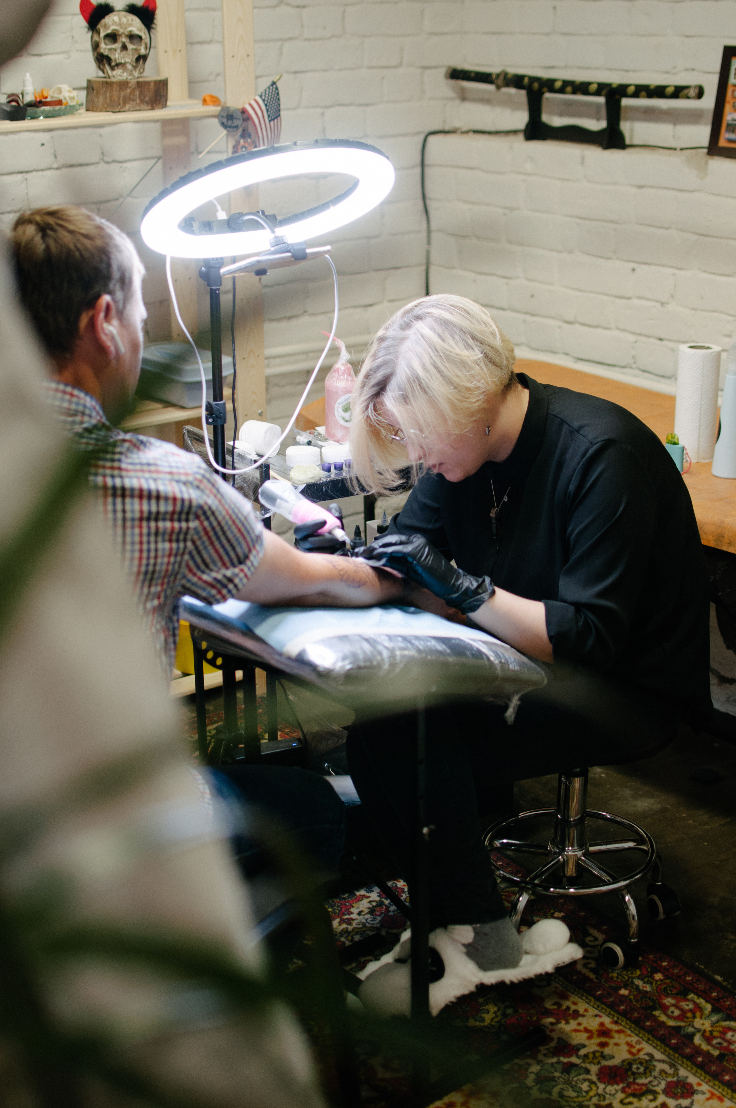 Контент-съемка для рекламы и соцсетей тату-студии. Фотограф в Самаре Иван Булатов