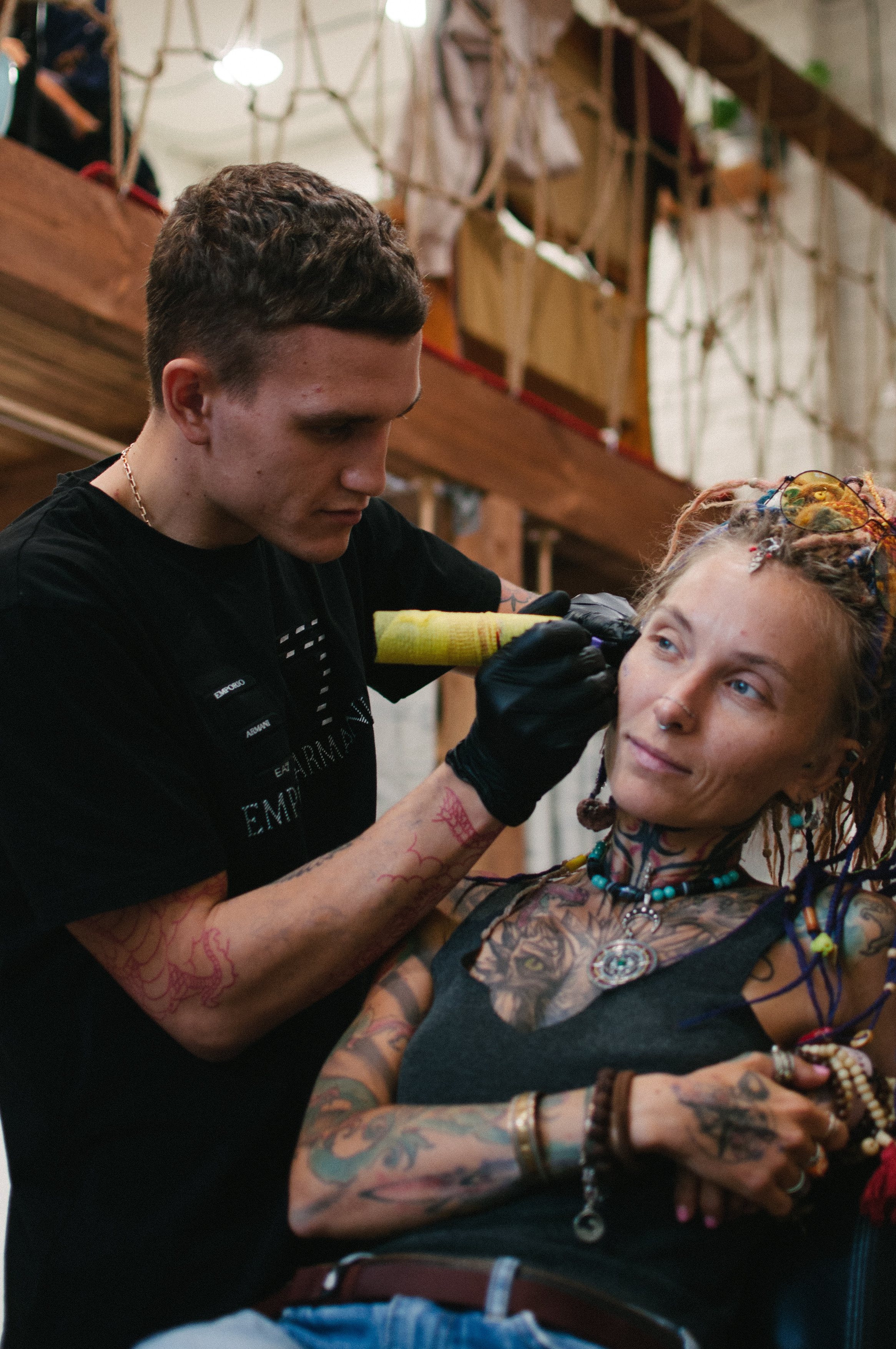 Контент-съемка для рекламы и соцсетей тату-студии. Фотограф в Самаре Иван Булатов