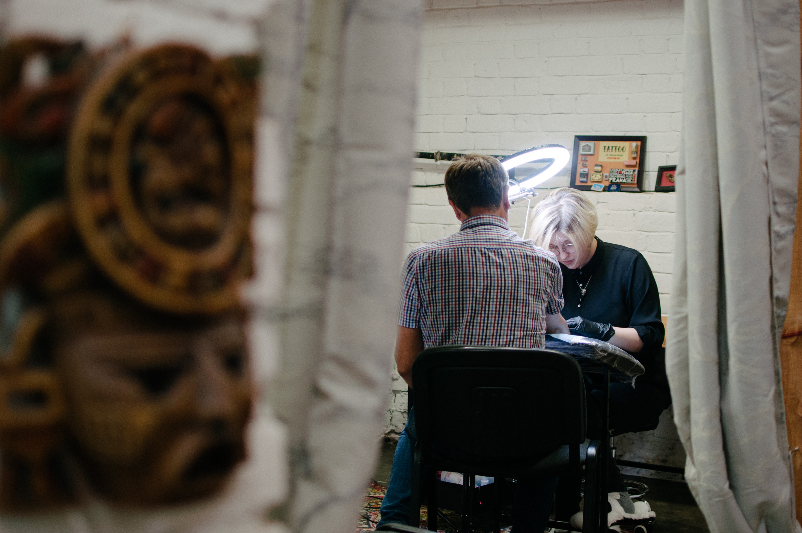 Контент-съемка для рекламы и соцсетей тату-студии. Фотограф в Самаре Иван Булатов