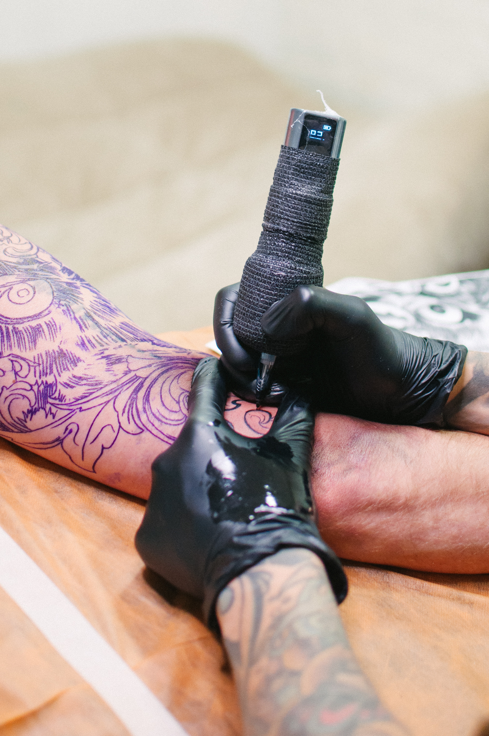 Контент-съемка для рекламы и соцсетей тату-студии. Фотограф в Самаре Иван Булатов