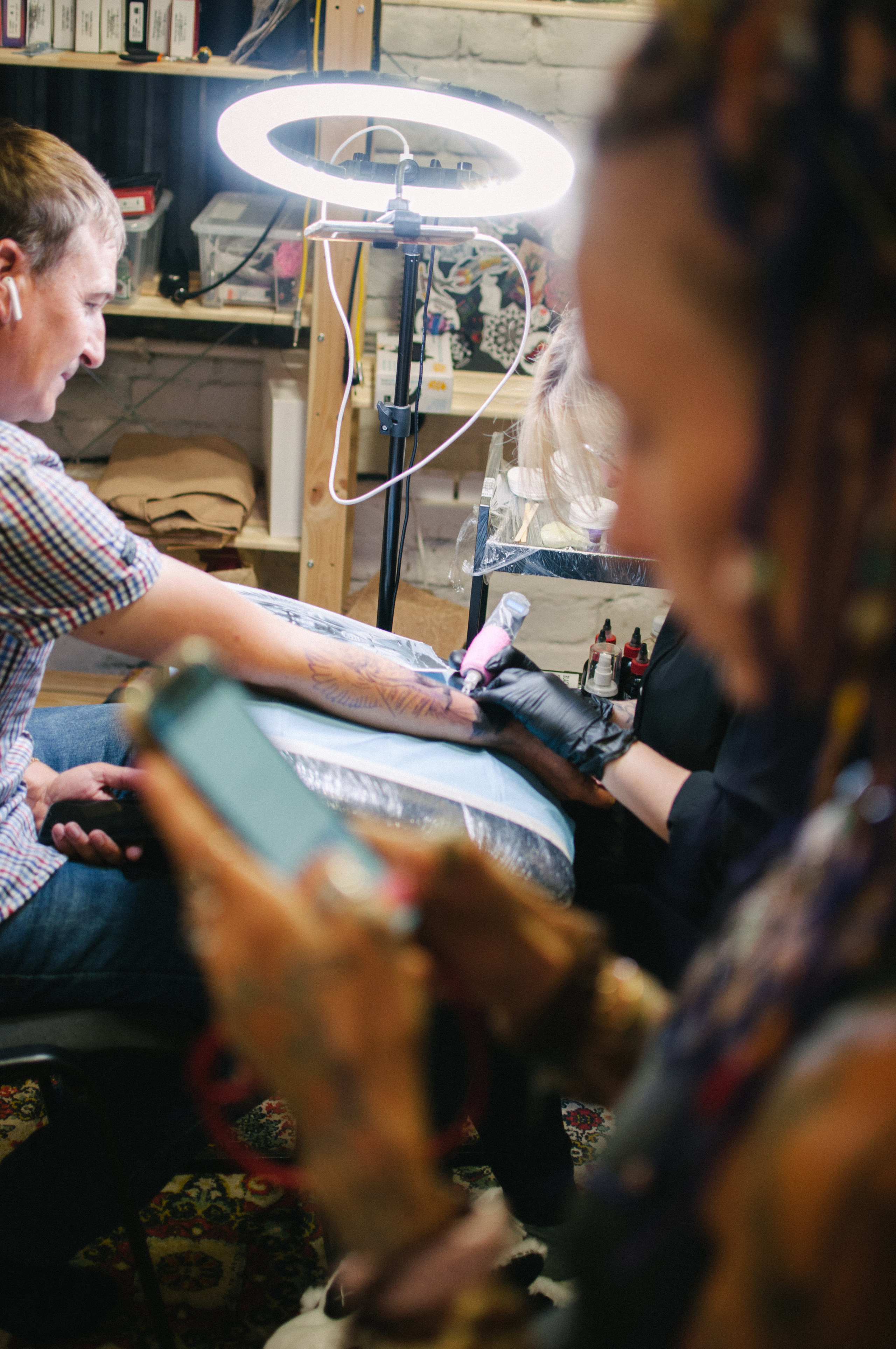 Контент-съемка для рекламы и соцсетей тату-студии. Фотограф в Самаре Иван Булатов