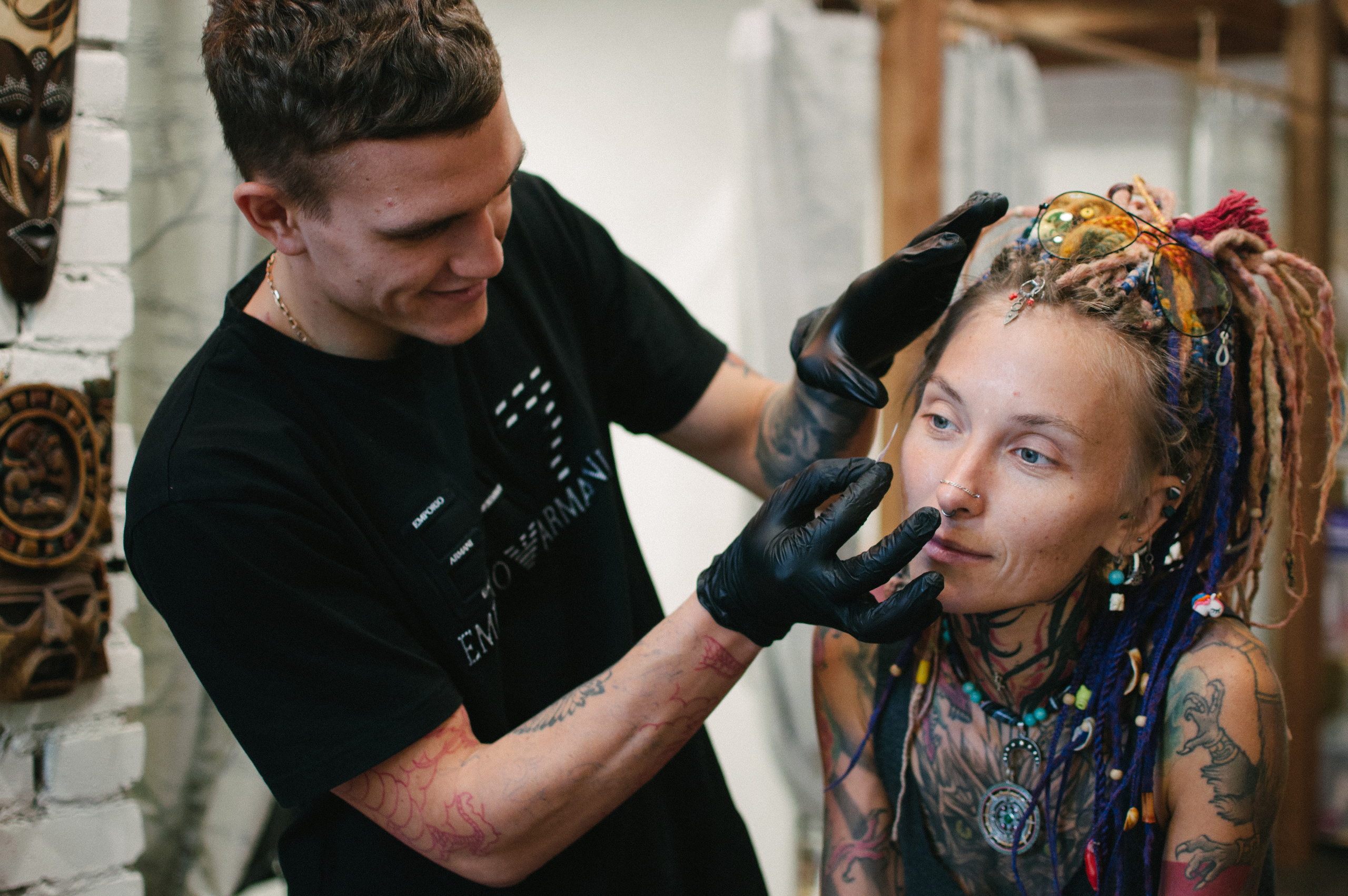 Контент-съемка для рекламы и соцсетей тату-студии. Фотограф в Самаре Иван Булатов