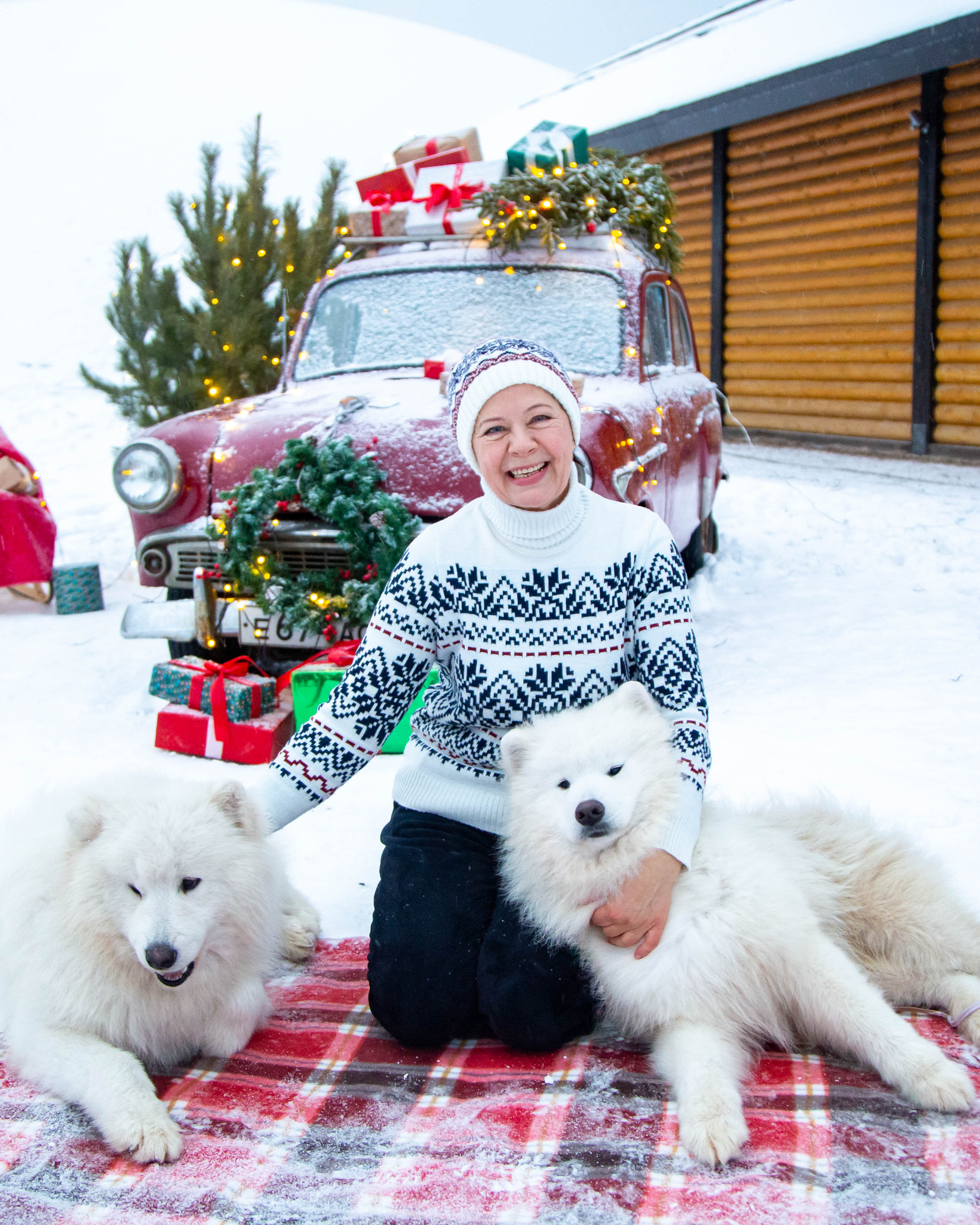 Новый год с собаками. Фотограф в Оренбурге Ксения Немира