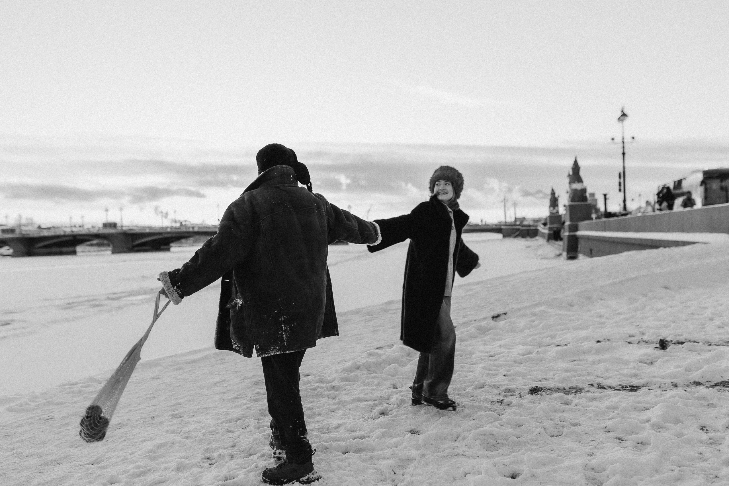 LoveStory зимняя. Фотограф Санкт-Петербург Князева Елизавета