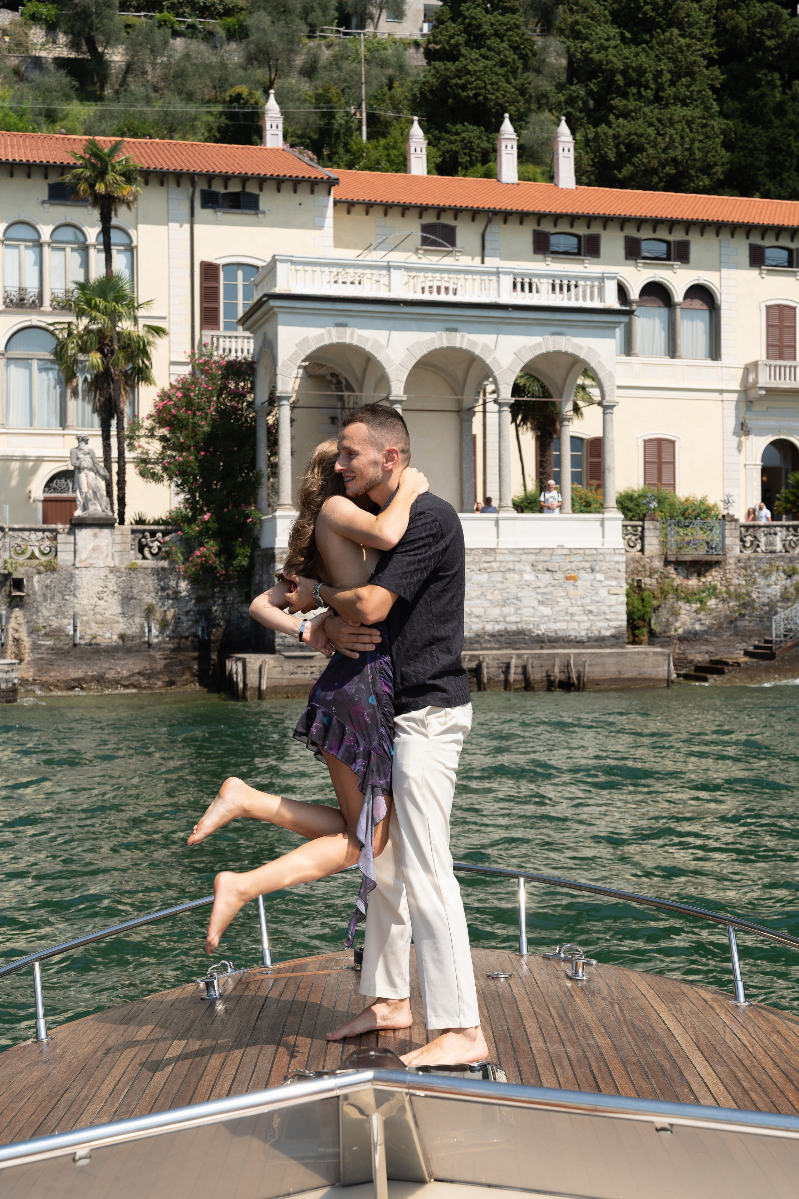 Karina & Fiance. Maria Anistratova | Destination Photographer, Videographer & Drone Pilot — Lake Como