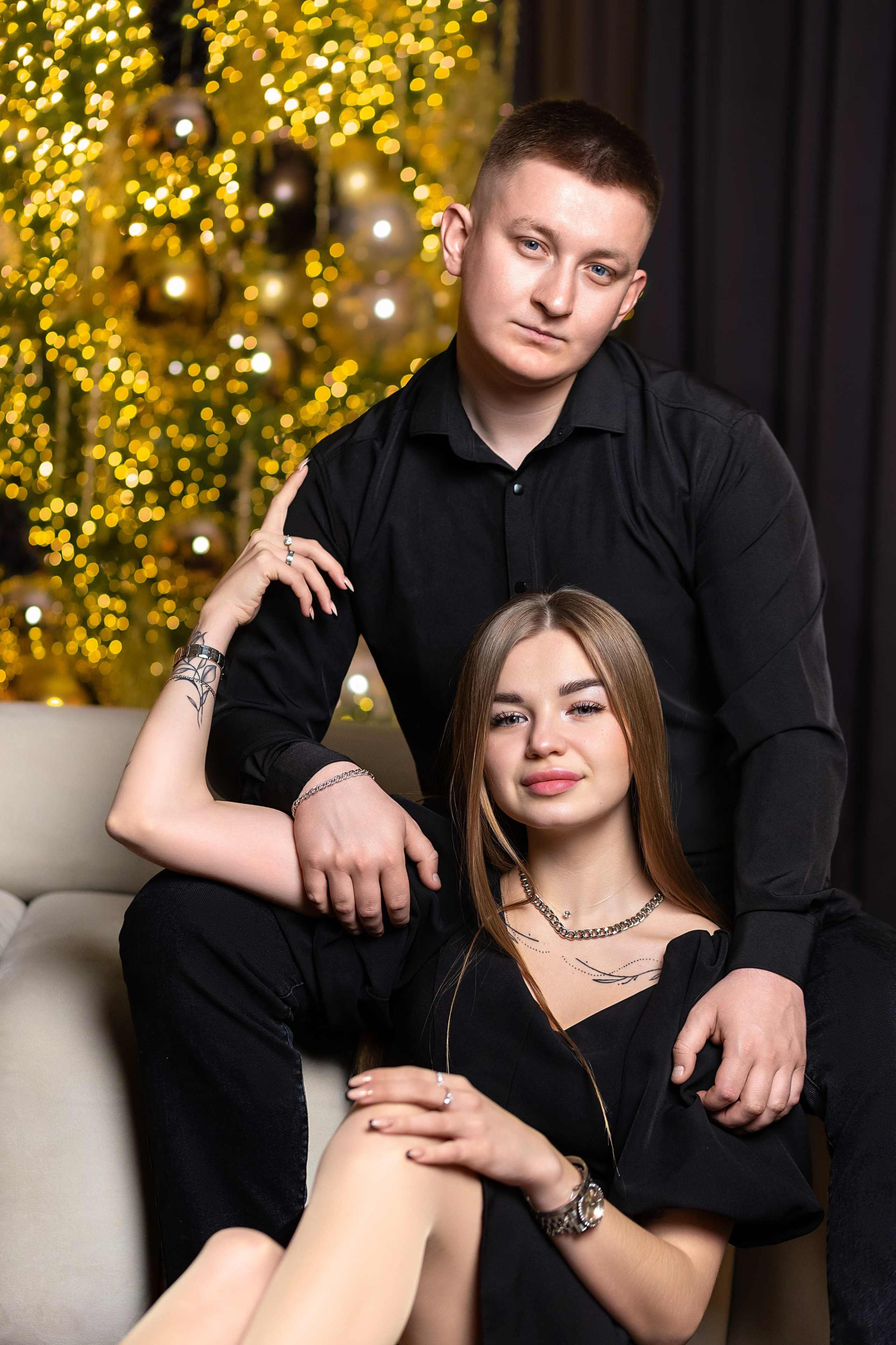 Парная новогодняя фотосессия. Ирина Мезенцева | Женский и предметный фотограф | г. Омск