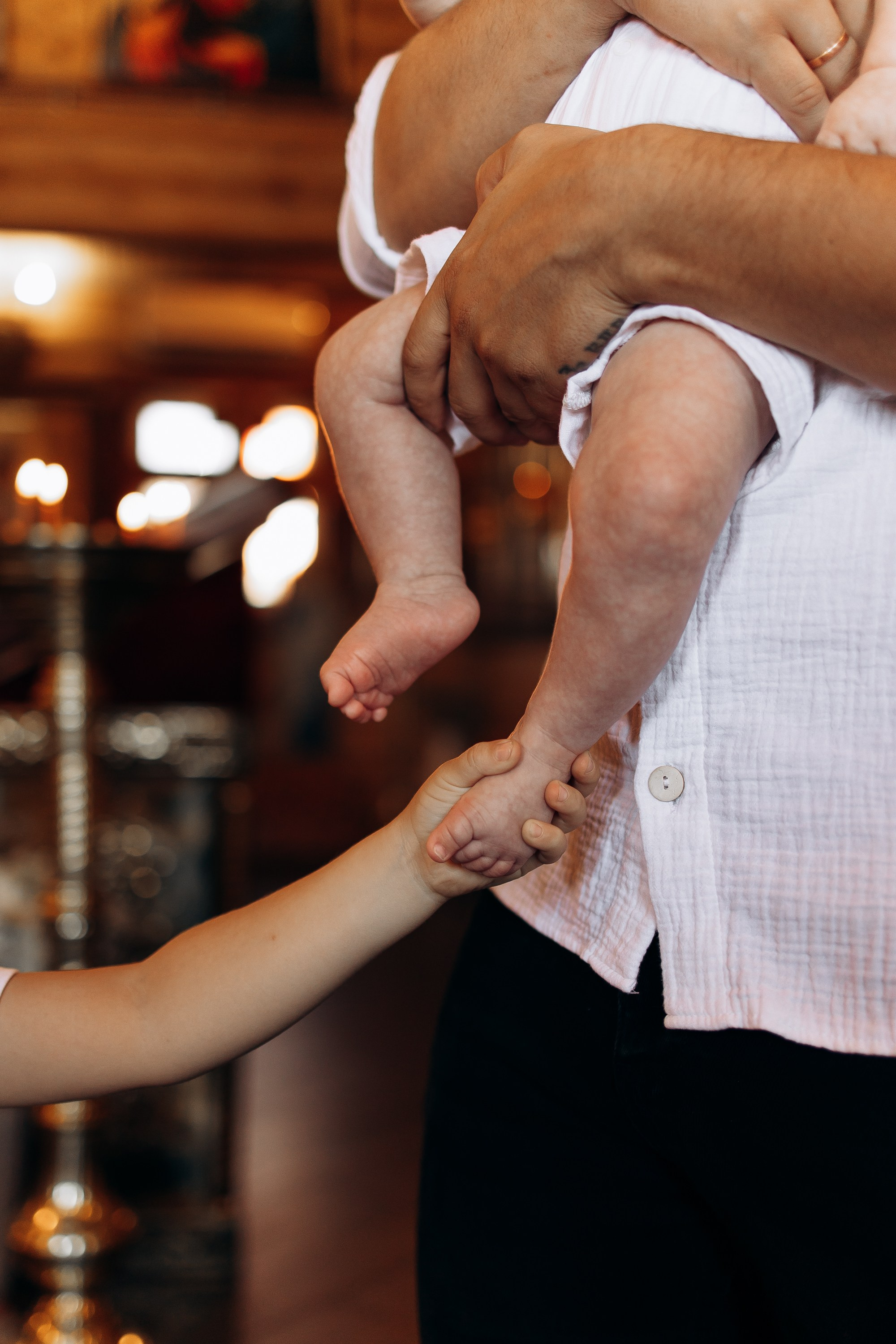Таинство Крещения Михаила. Семейный фотограф в Краснодаре Храмова Анна