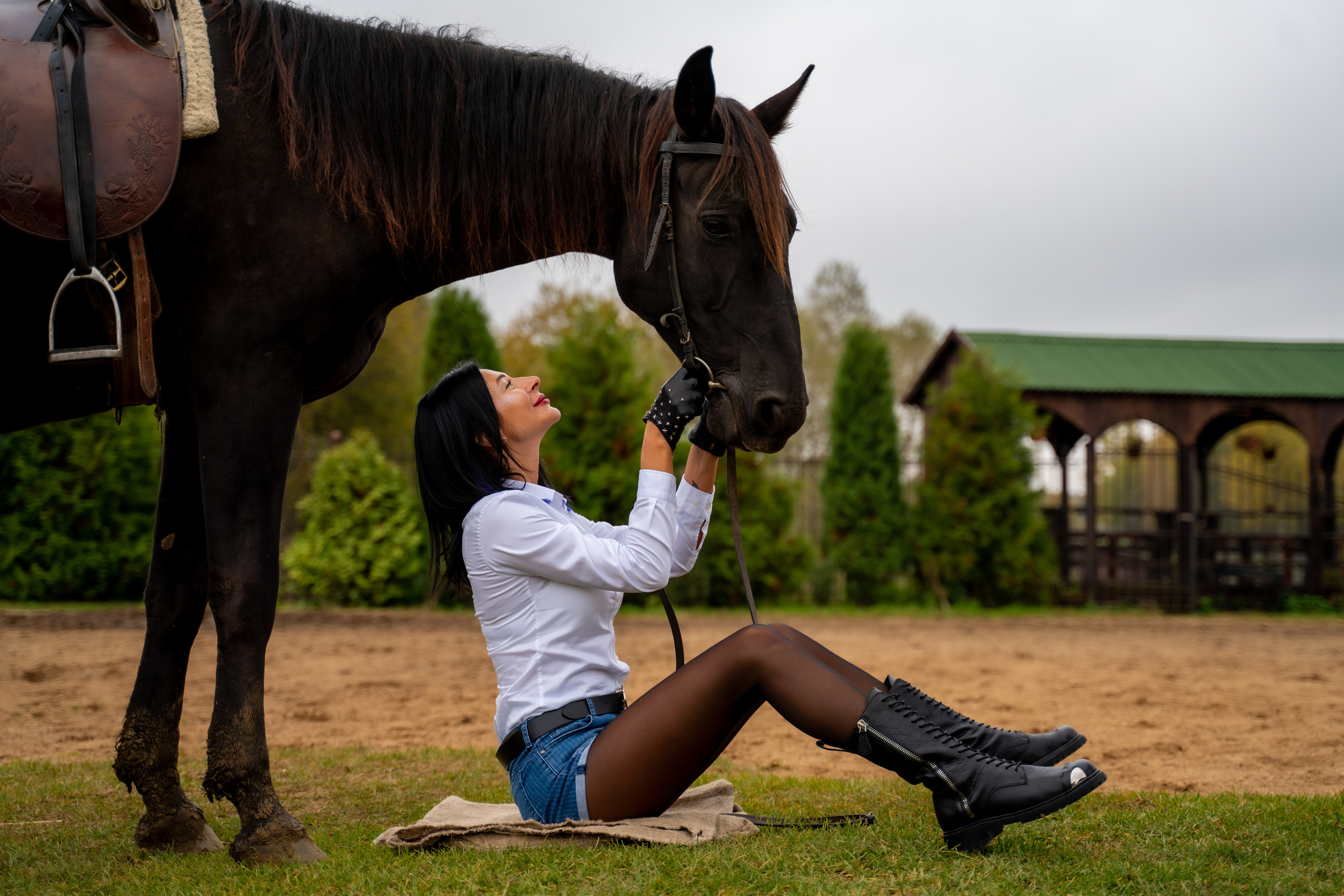 Фотосессия с Лошадьми. Свадебный и студийный фотограф в Москве Андрей Сопрано